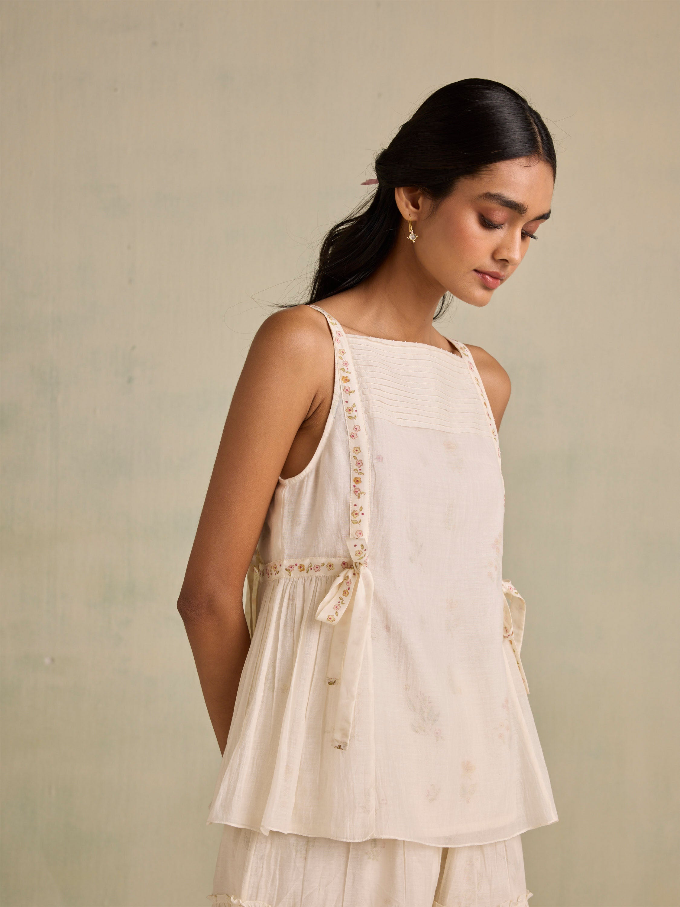 Gilded Petal Blouse