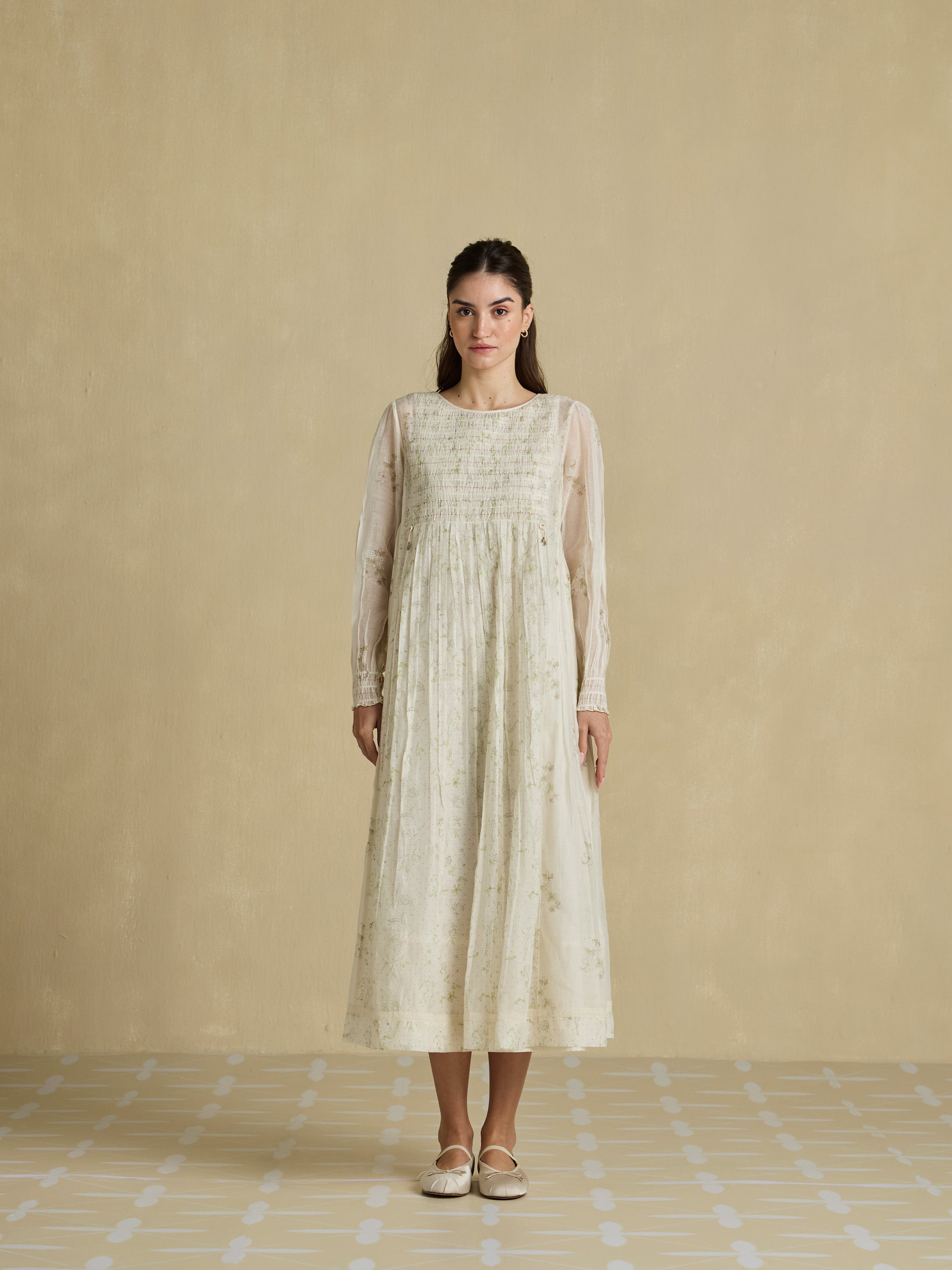 In Her Elements Chanderi Dress