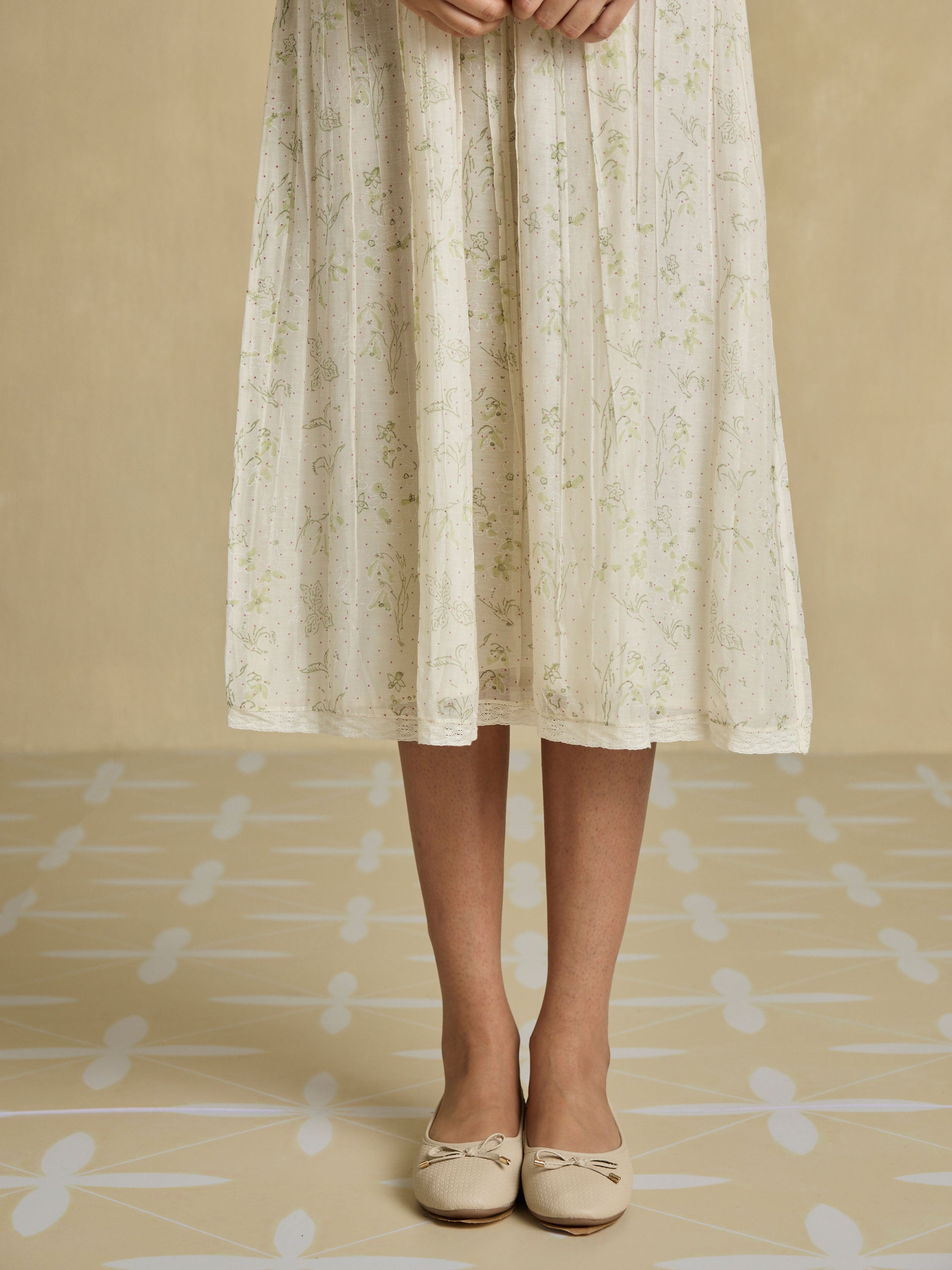 Poems of Summer Chanderi Dress