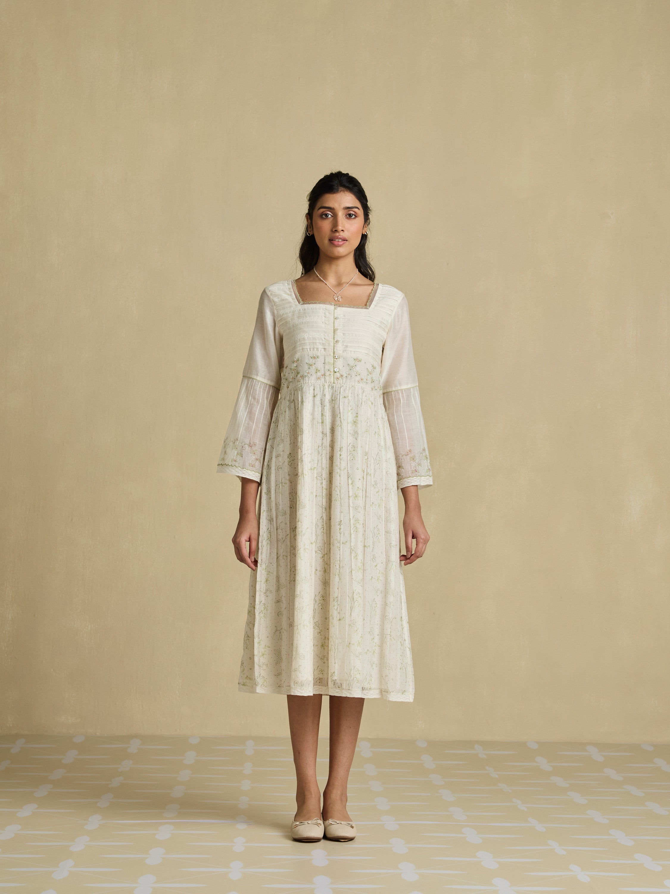 Poems of Summer Chanderi Dress