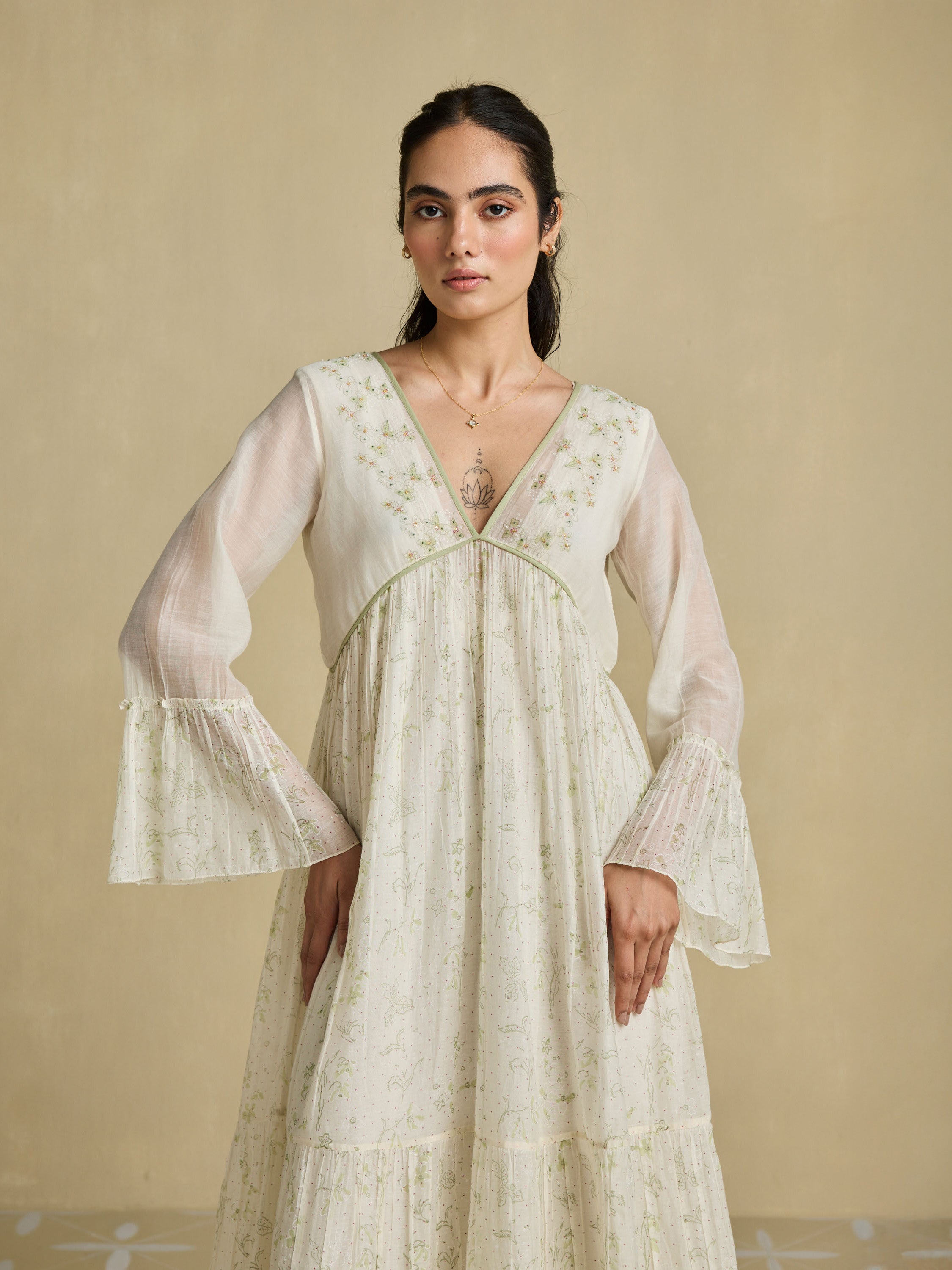 Way of Being Chanderi Maxi Dress