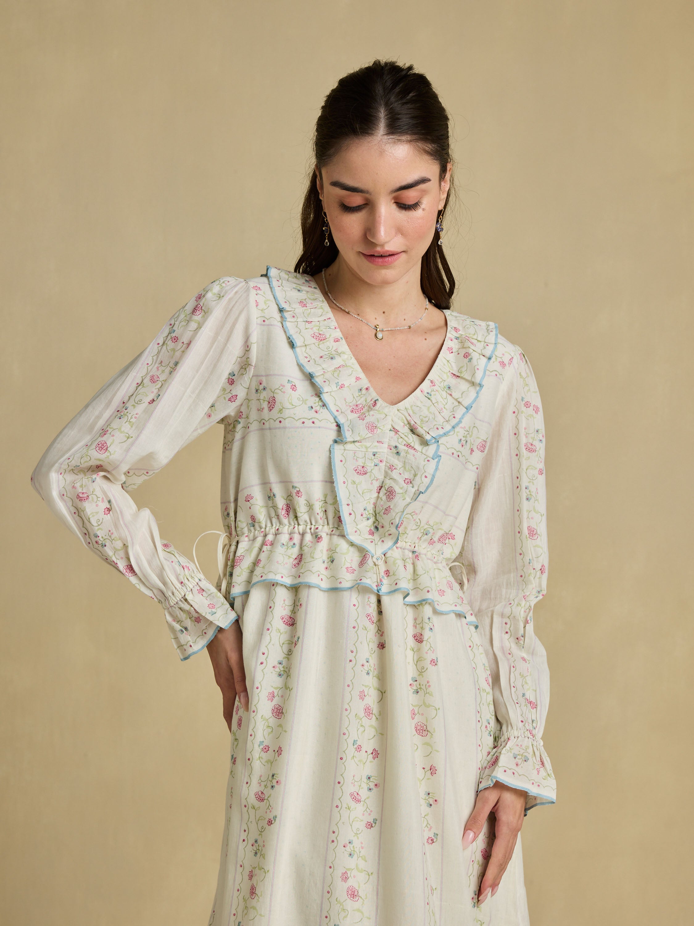 Belle Silk Maxi Dress