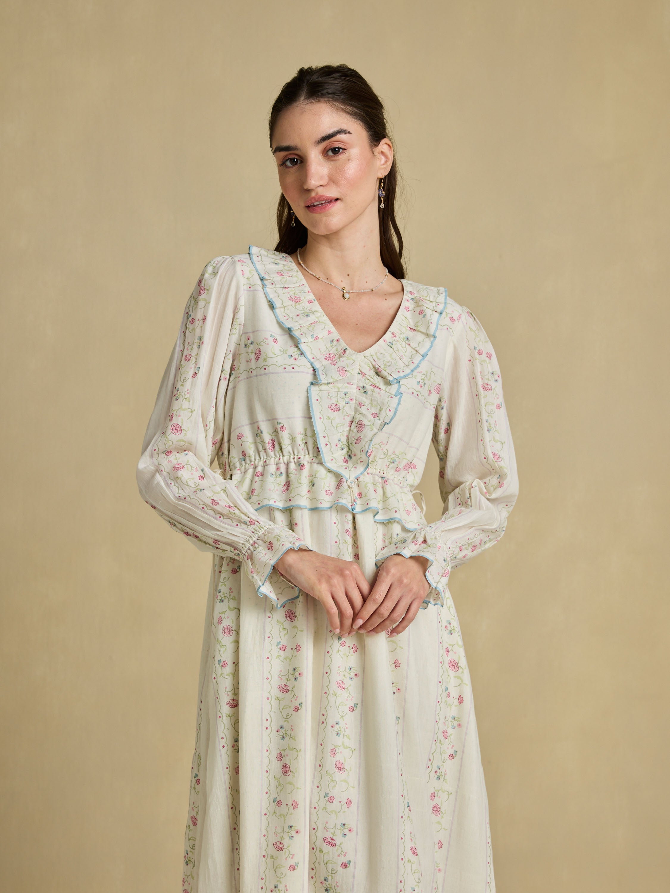 Belle Silk Maxi Dress