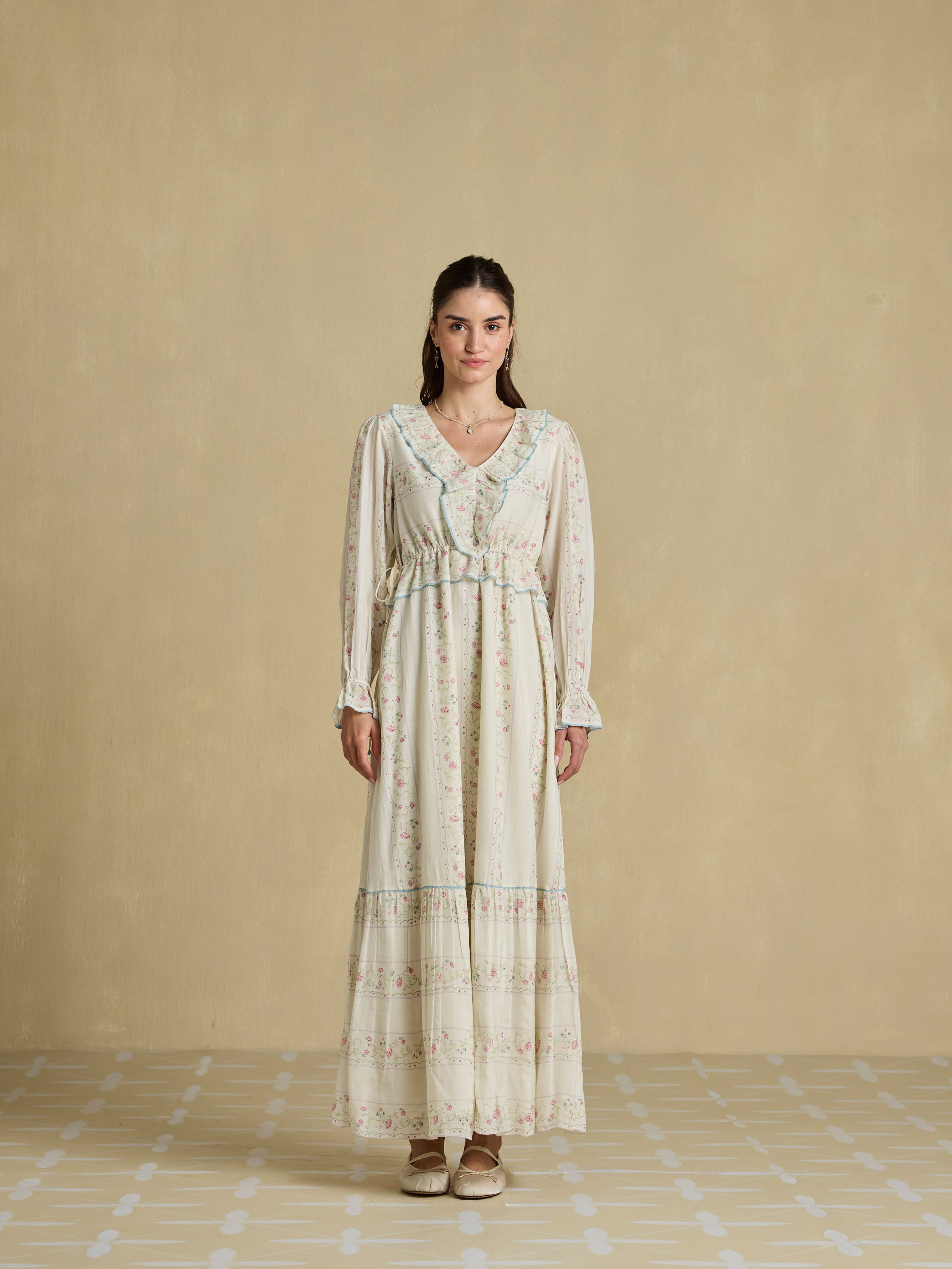Belle Silk Maxi Dress
