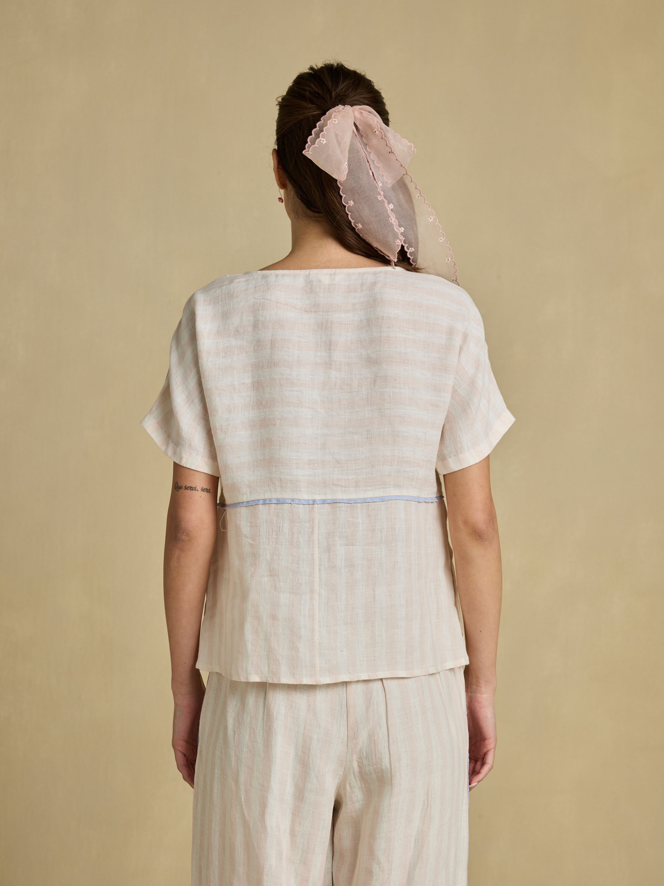 Weave at Ease Linen Top