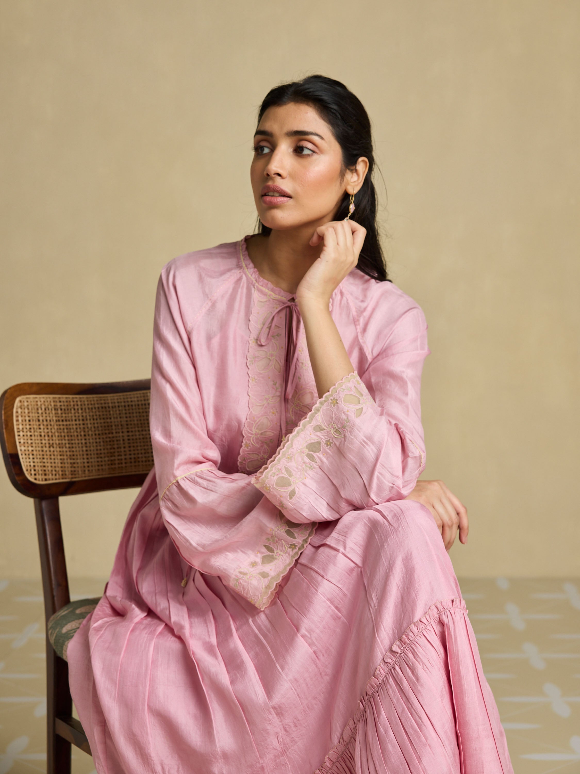 Lovelorn Silk Maxi Dress