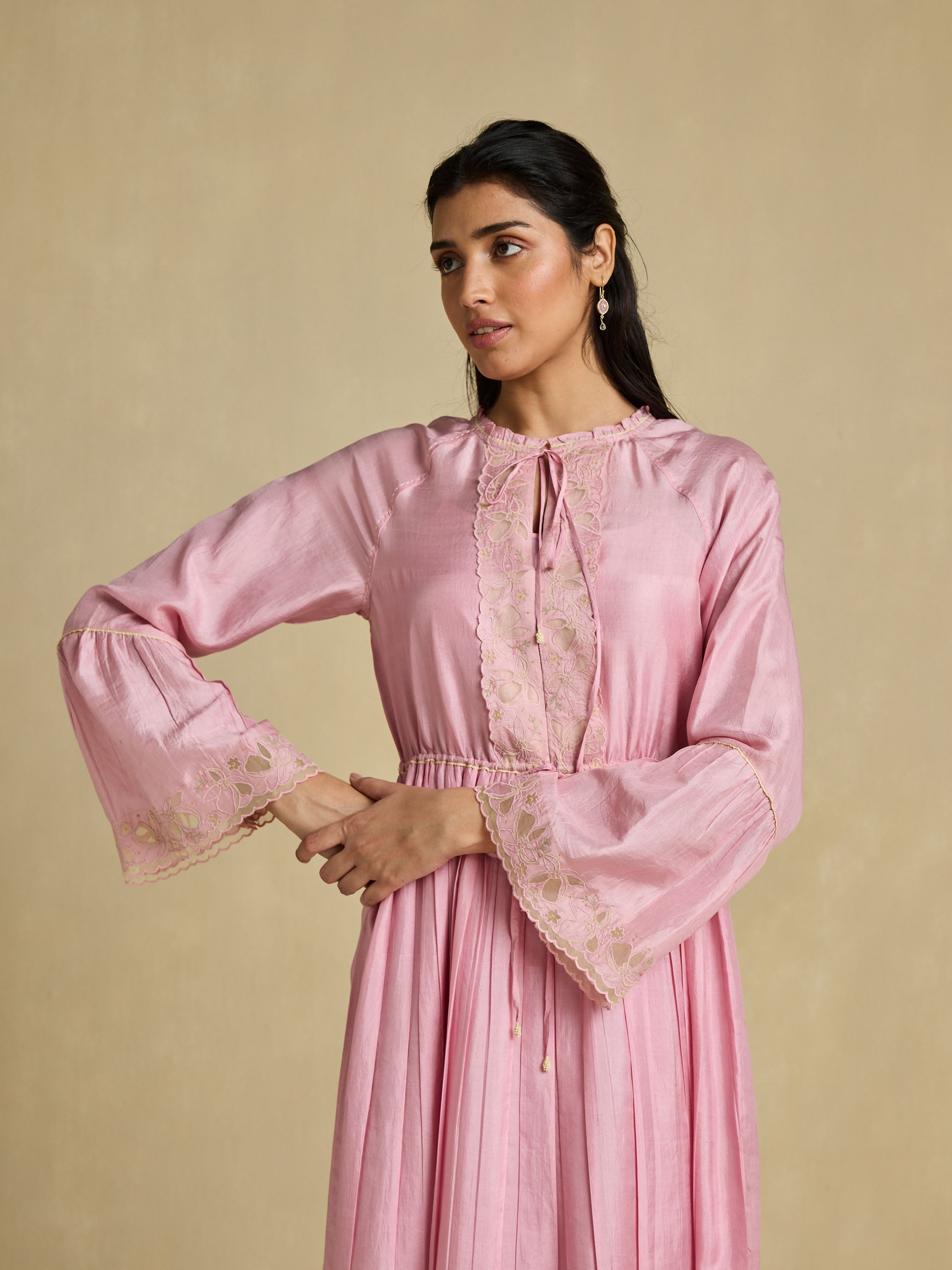 Lovelorn Silk Maxi Dress