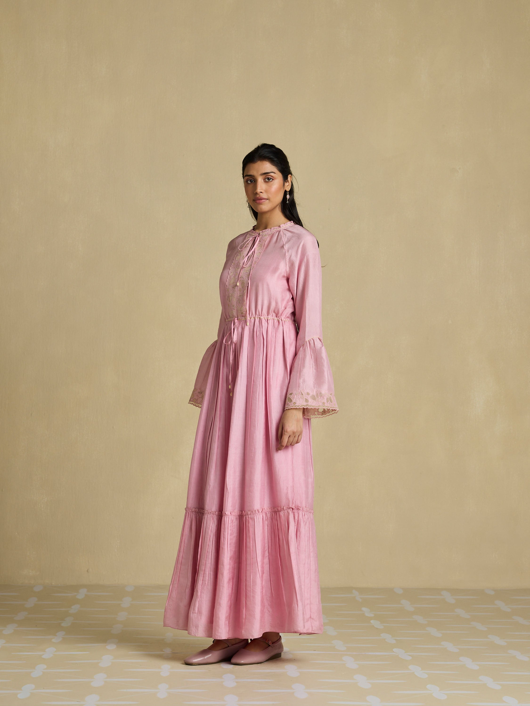 Lovelorn Silk Maxi Dress