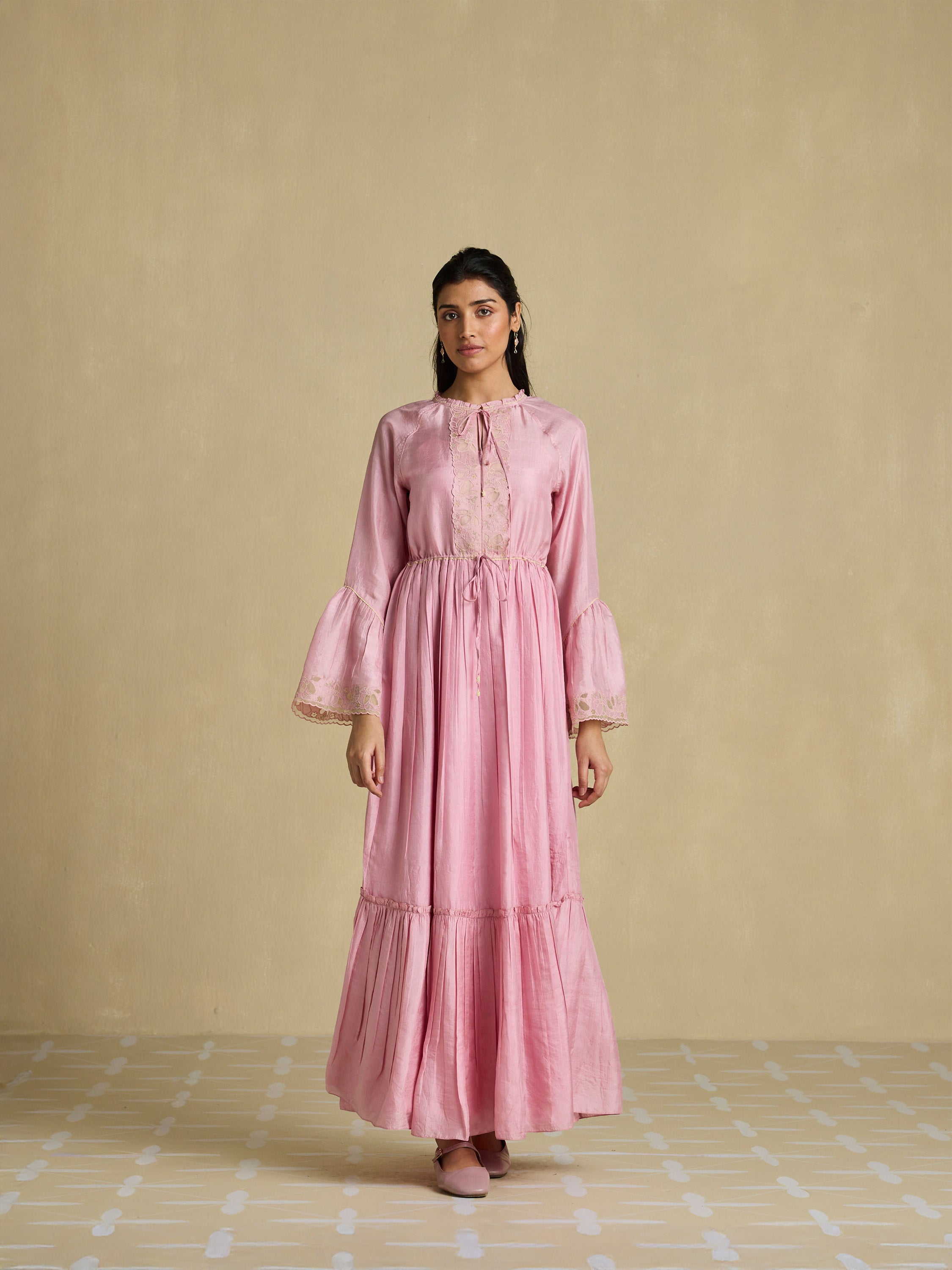 Lovelorn Silk Maxi Dress