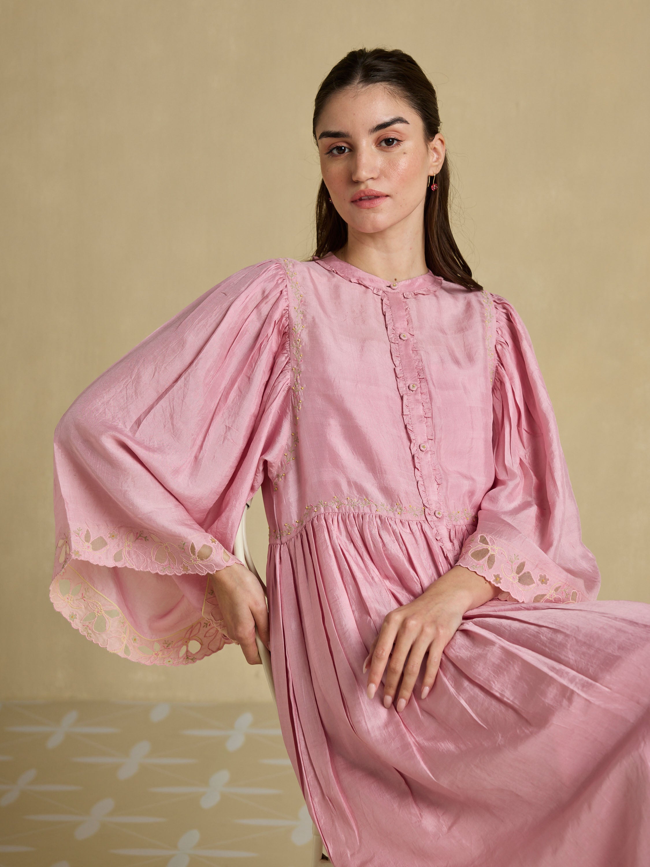 Humming Bird Silk Dress