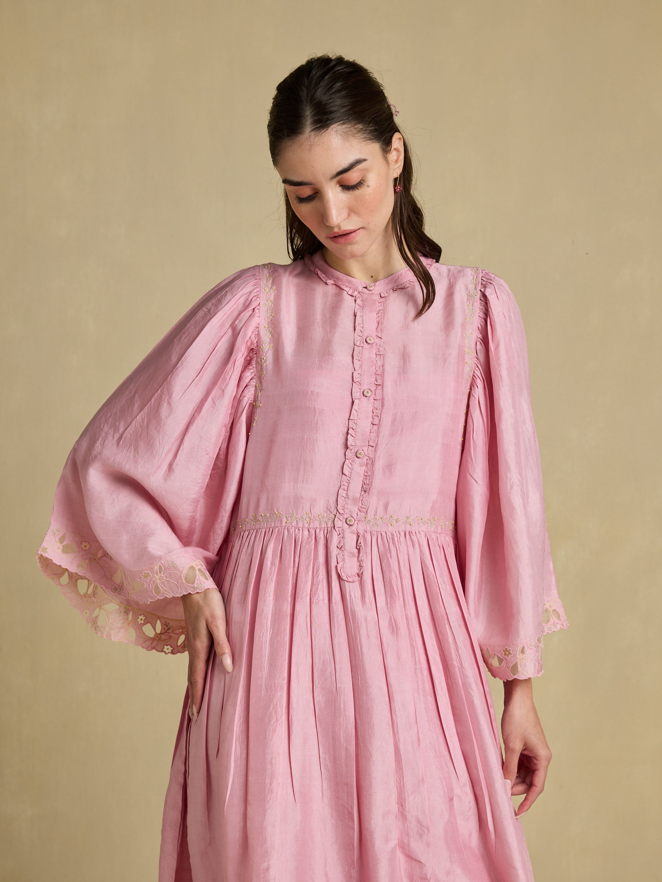 Humming Bird Silk Dress