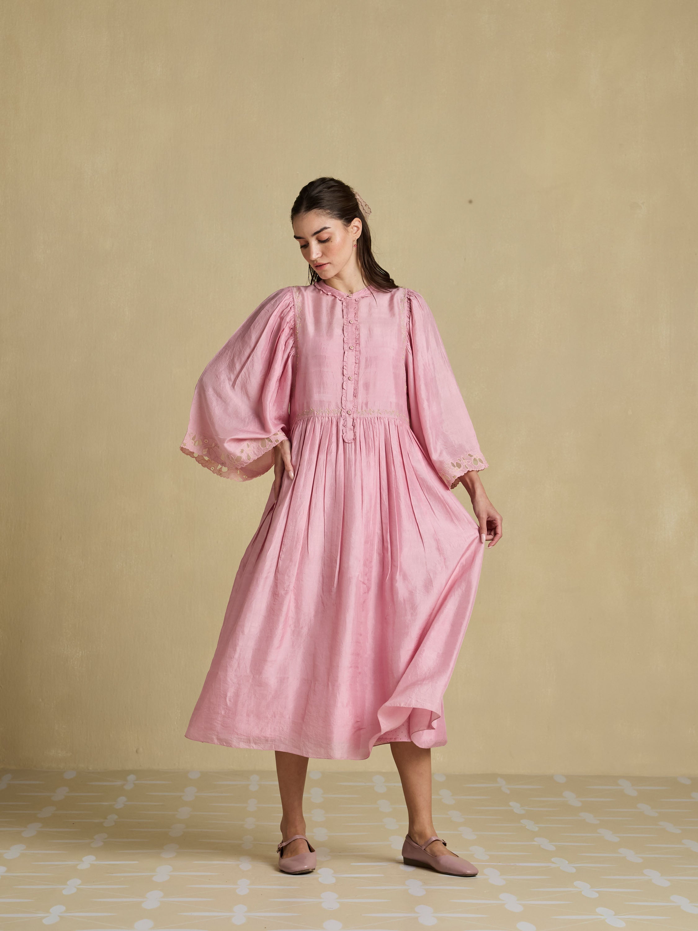 Humming Bird Silk Dress