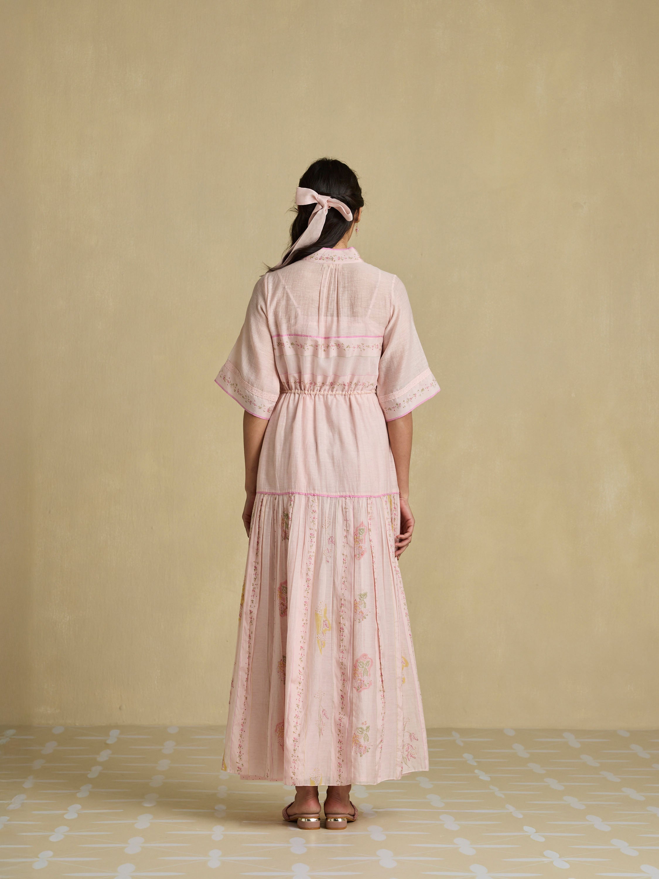 Soft Peony Maxi Dress