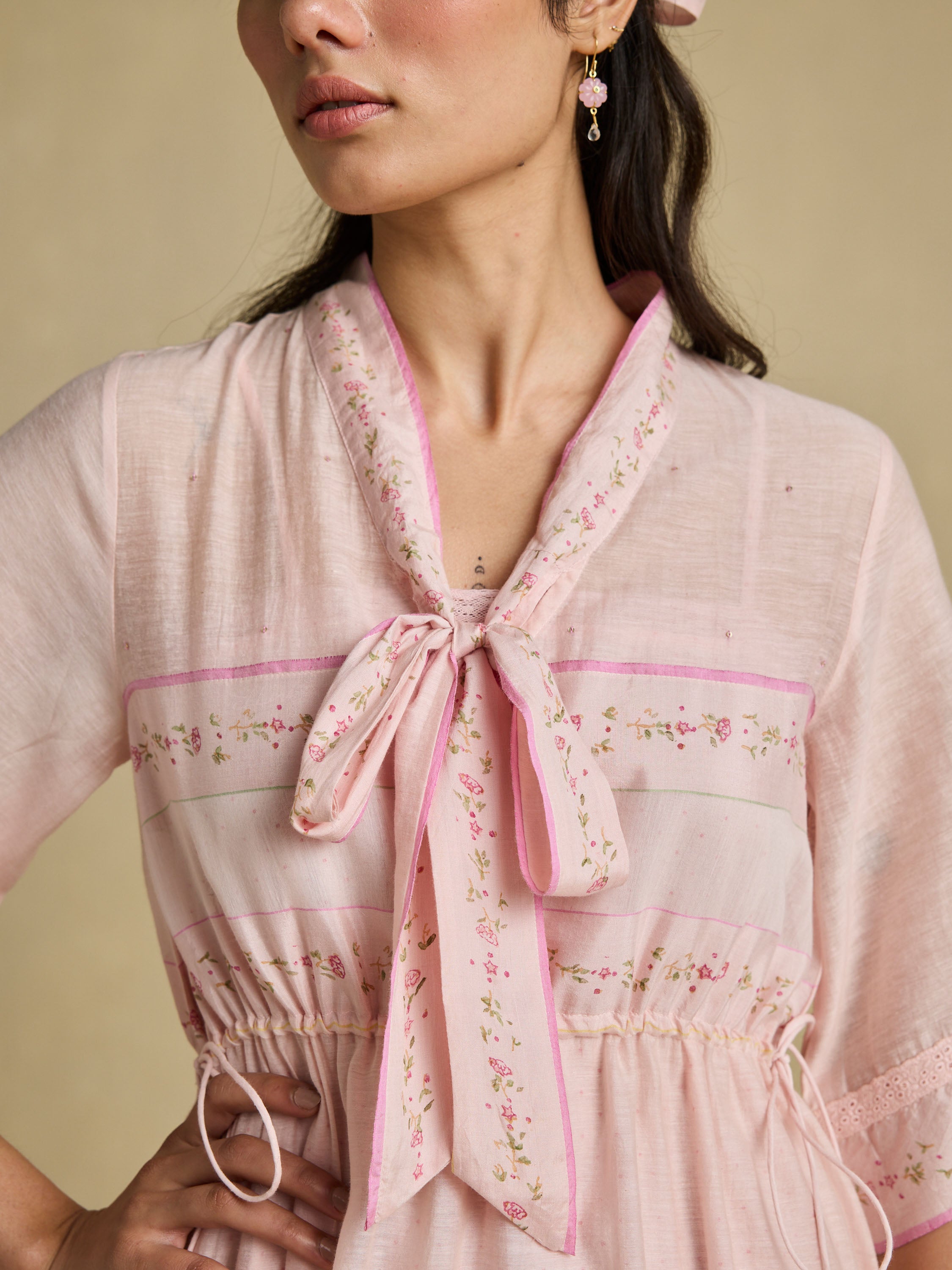 Soft Peony Maxi Dress