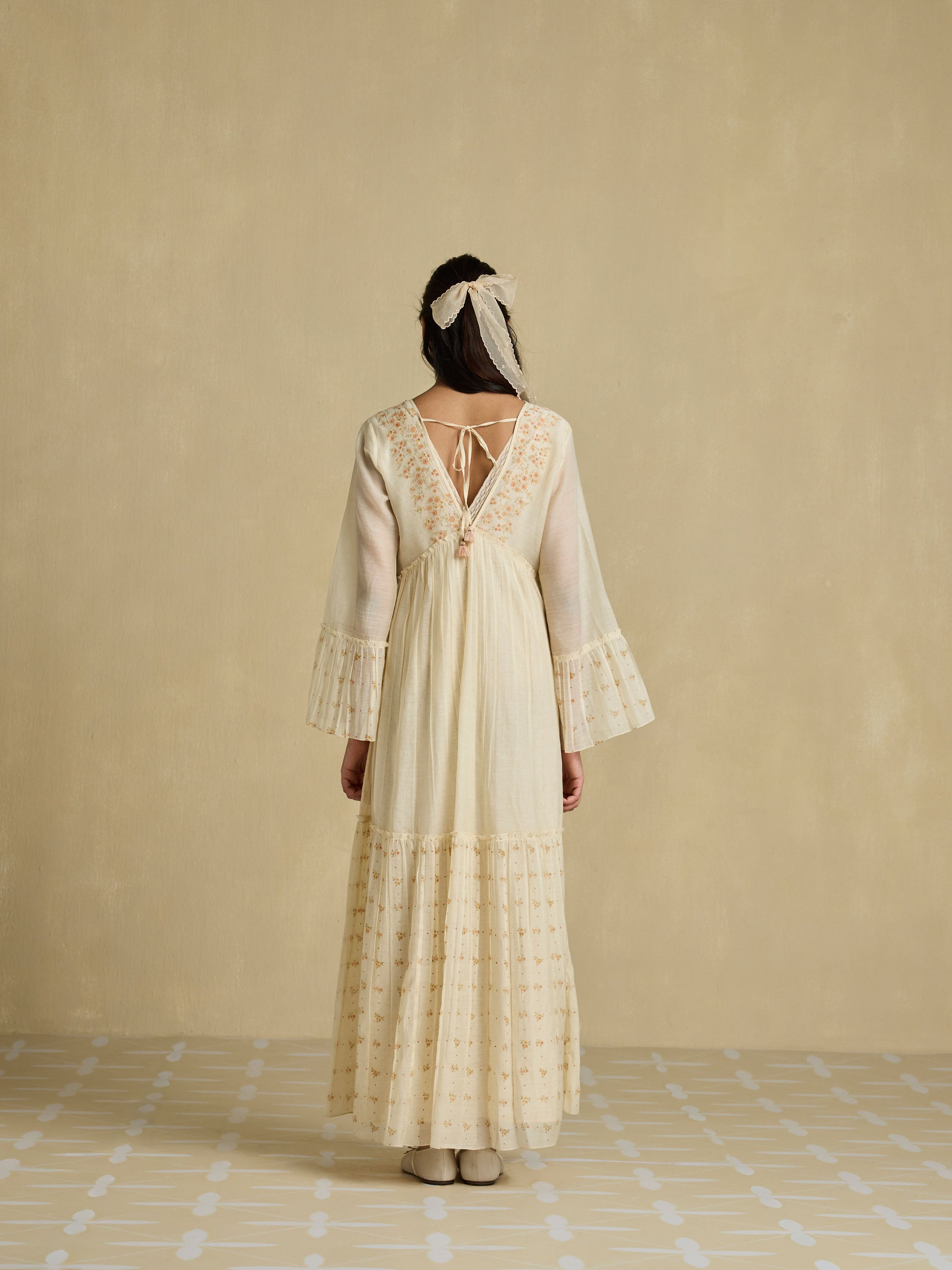 Peach Country Maxi Dress