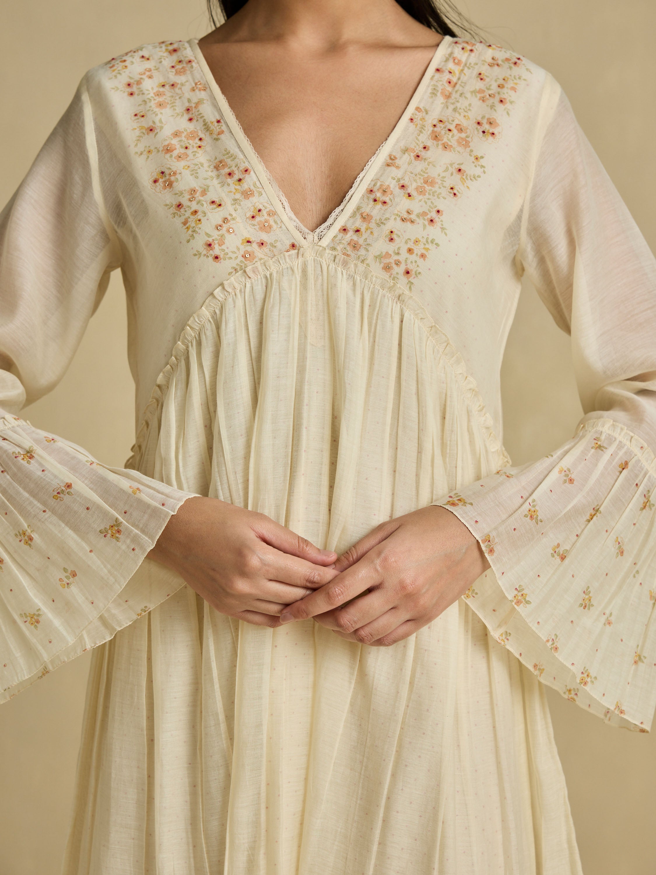 Peach Country Maxi Dress