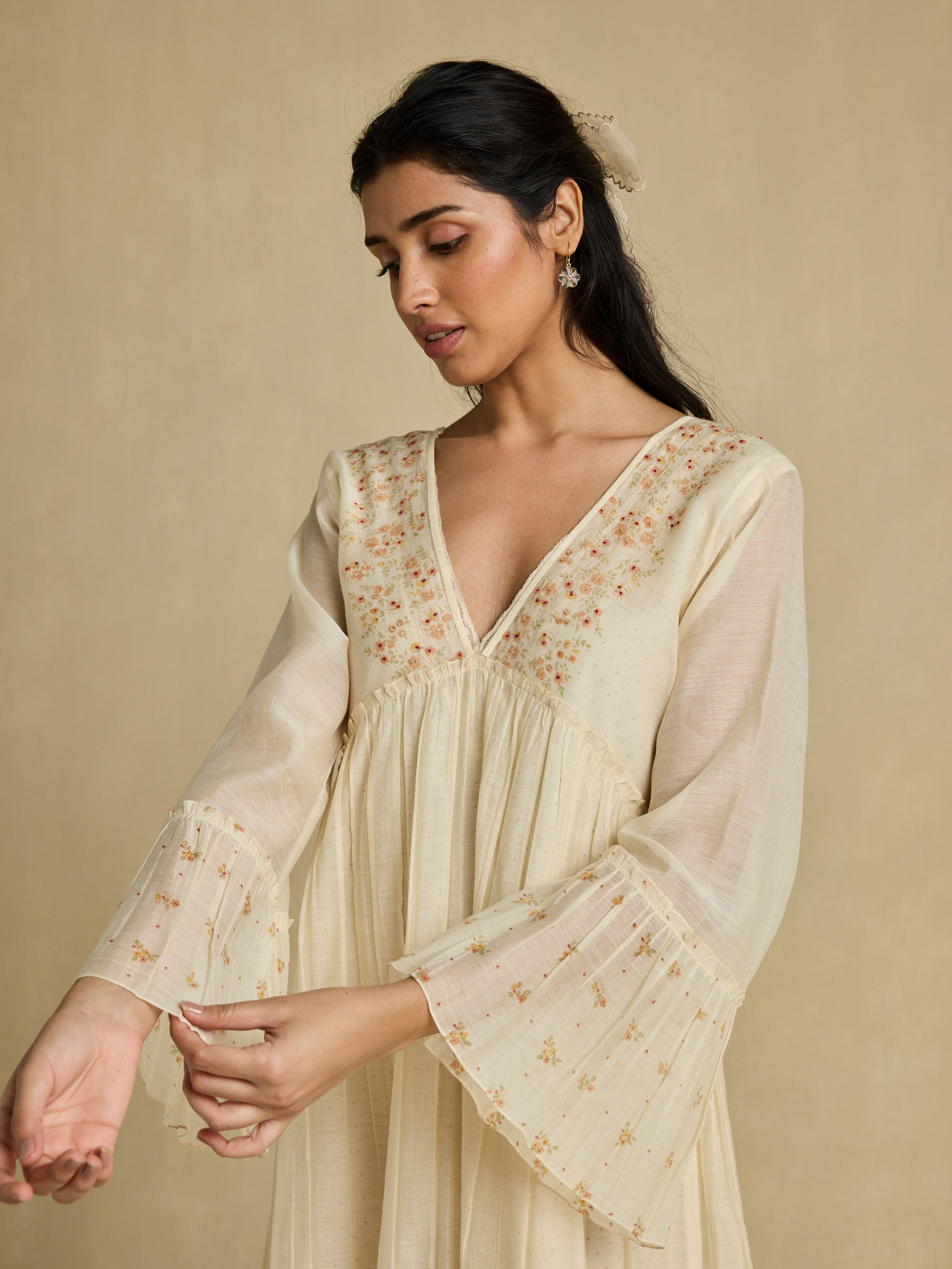 Peach Country Maxi Dress