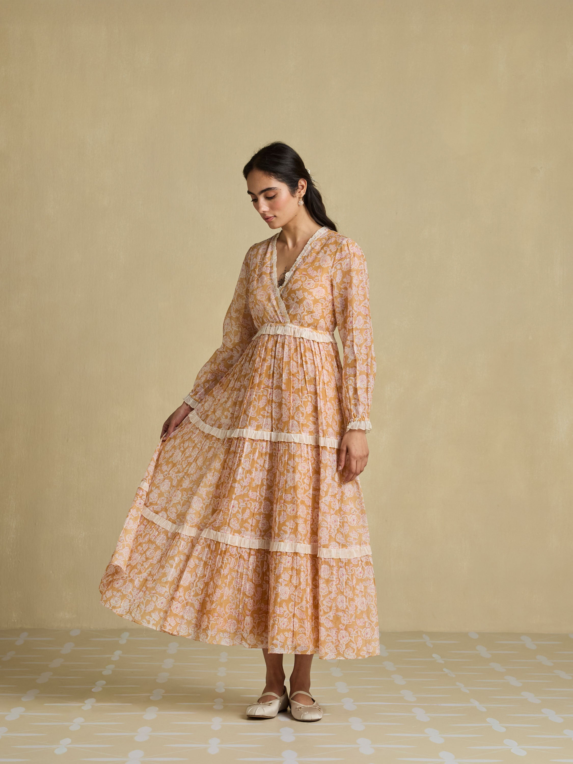 Spice Trail Wrap Dress