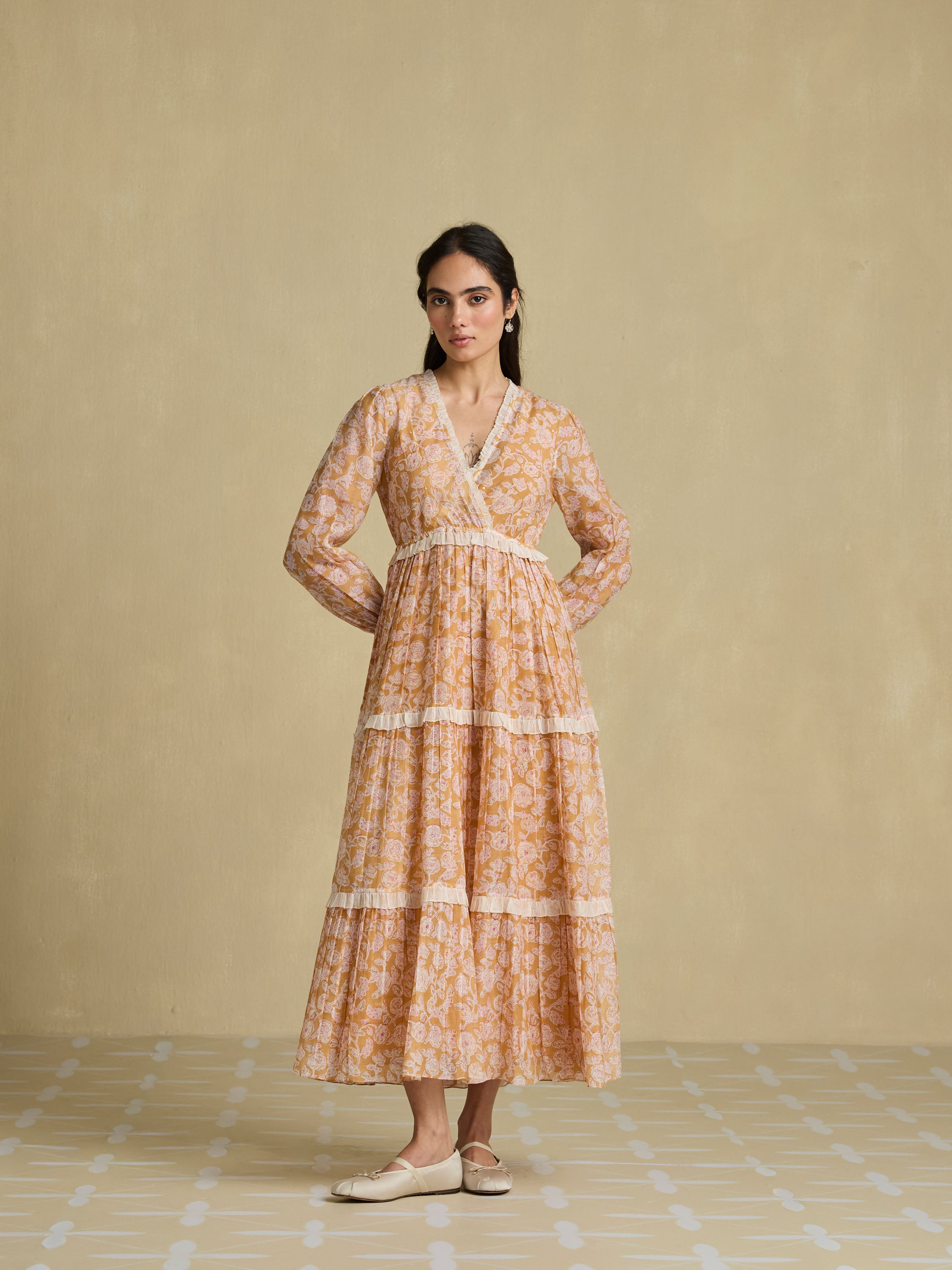 Spice Trail Wrap Dress