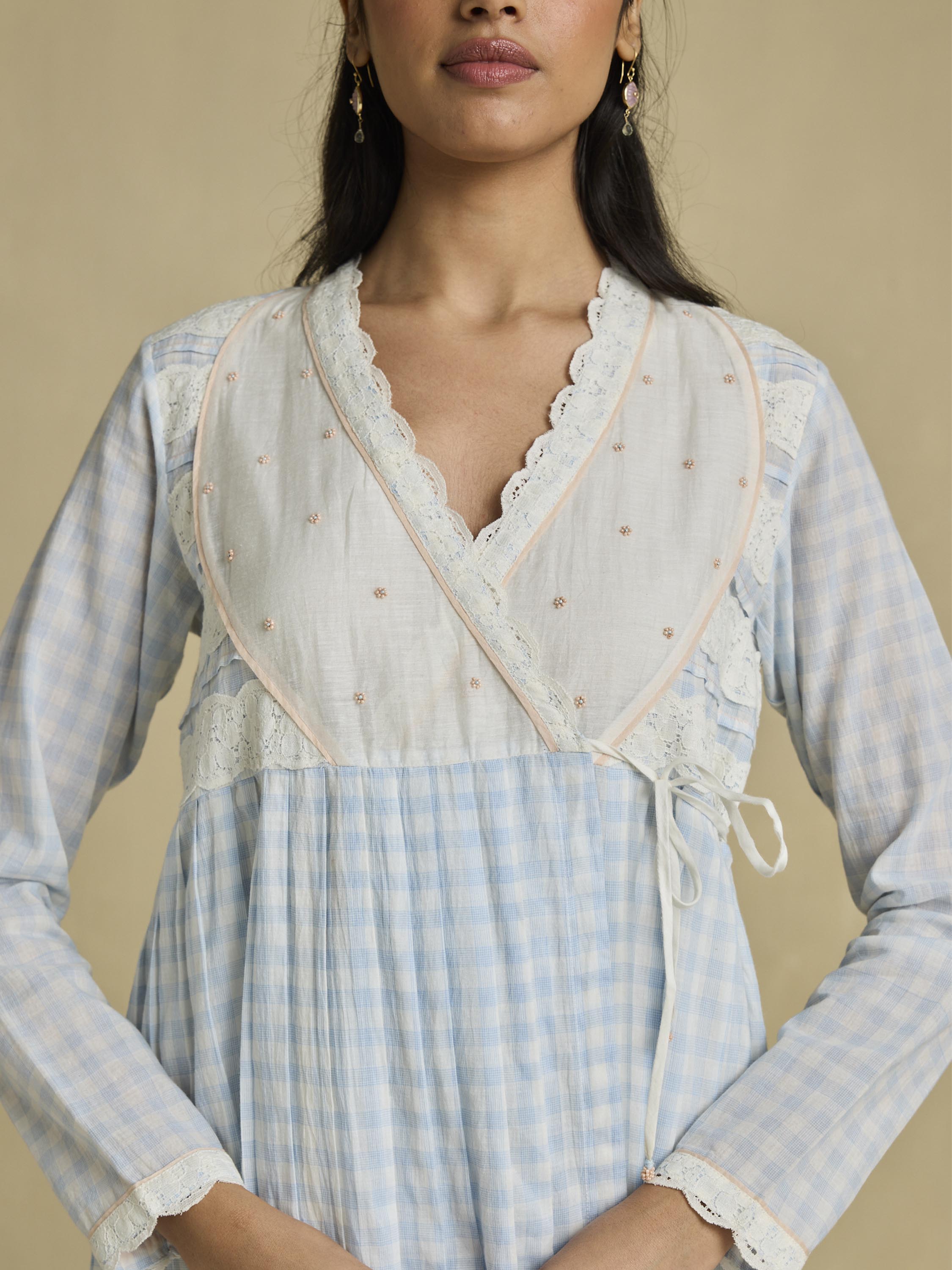 Koya Lace Angarakha Maxi Dress