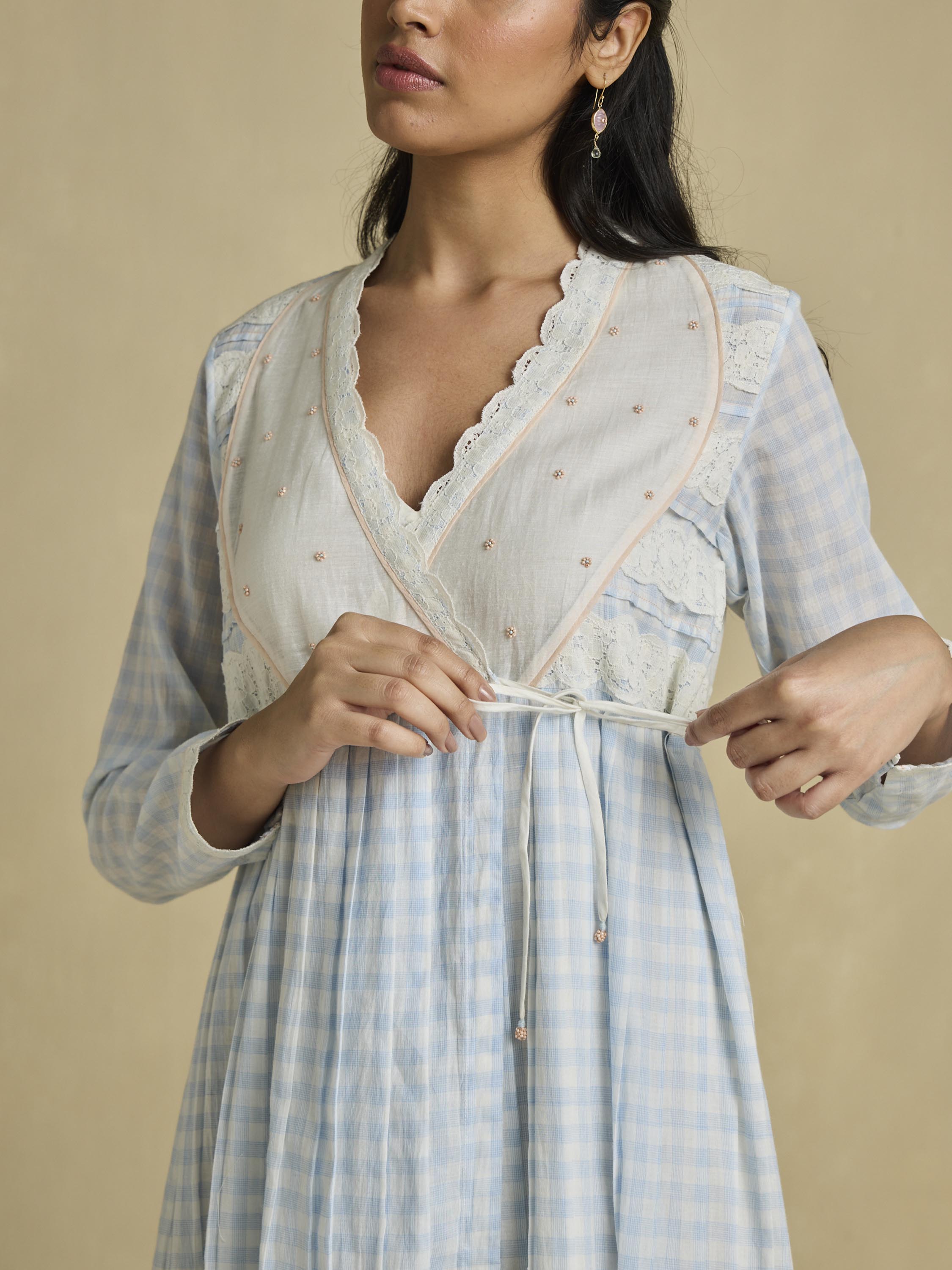 Koya Lace Angarakha Maxi Dress