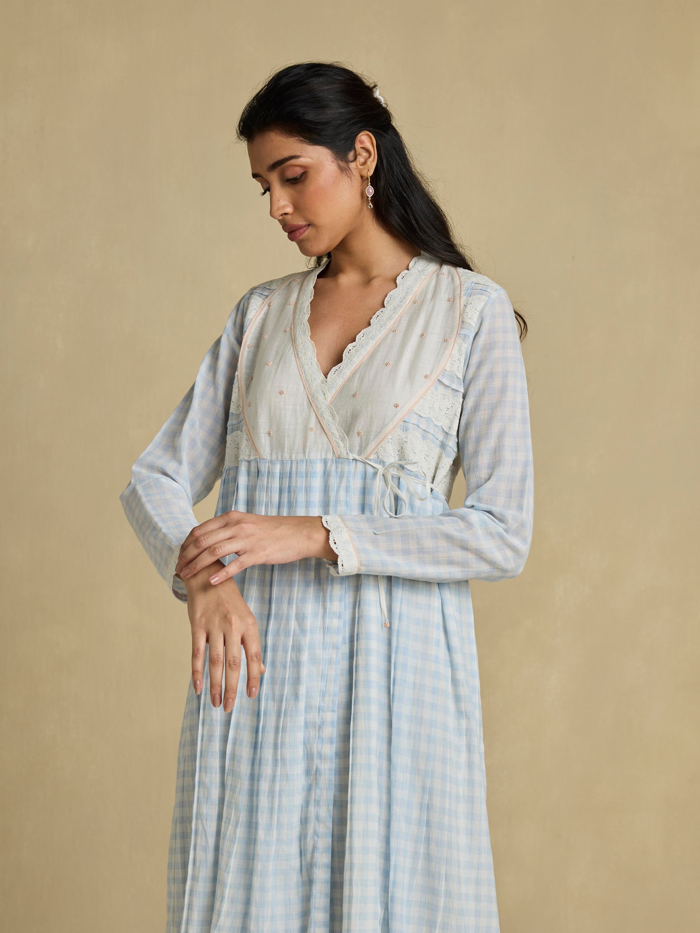 Koya Lace Angarakha Maxi Dress