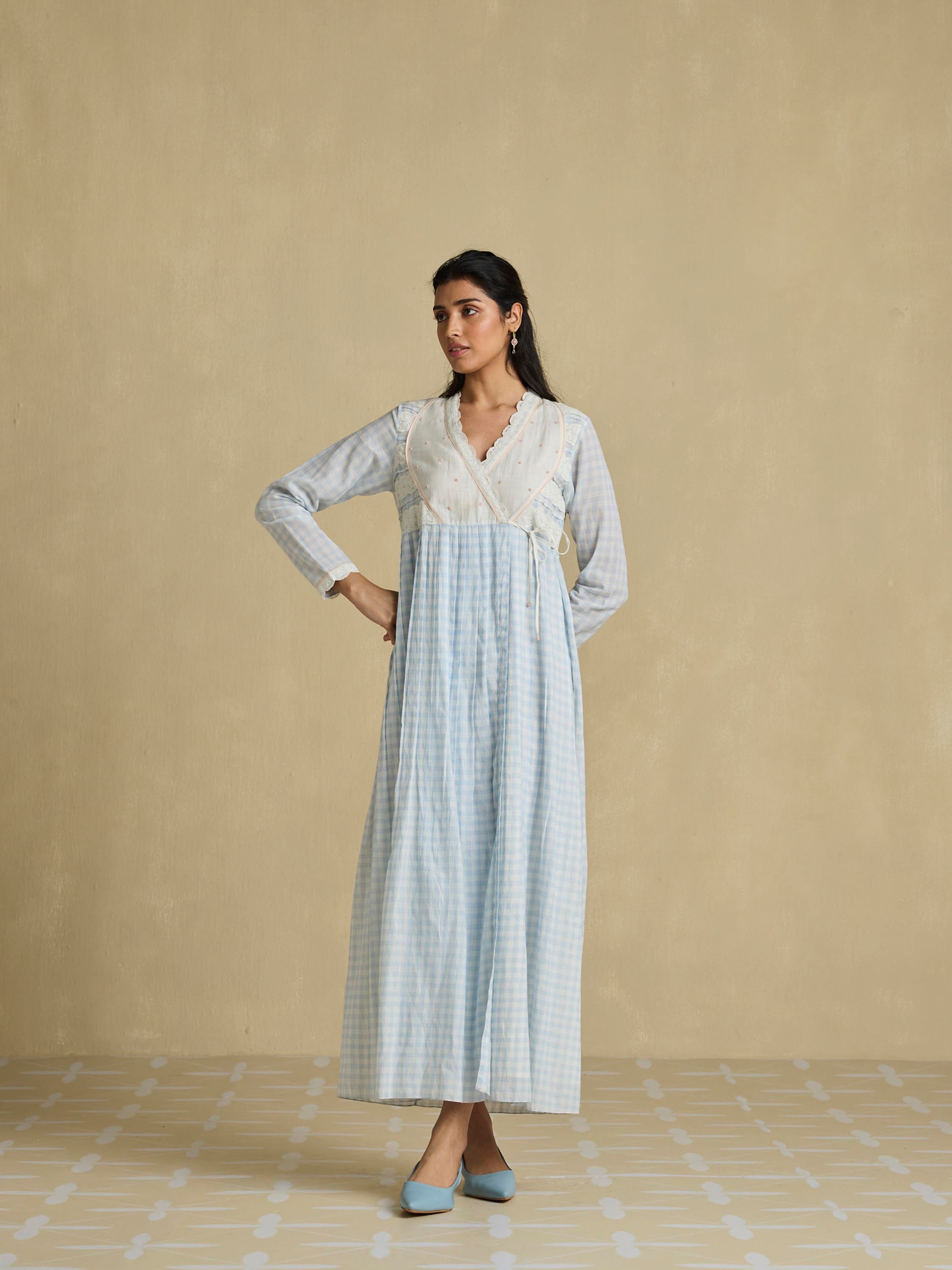 Koya Lace Angarakha Maxi Dress