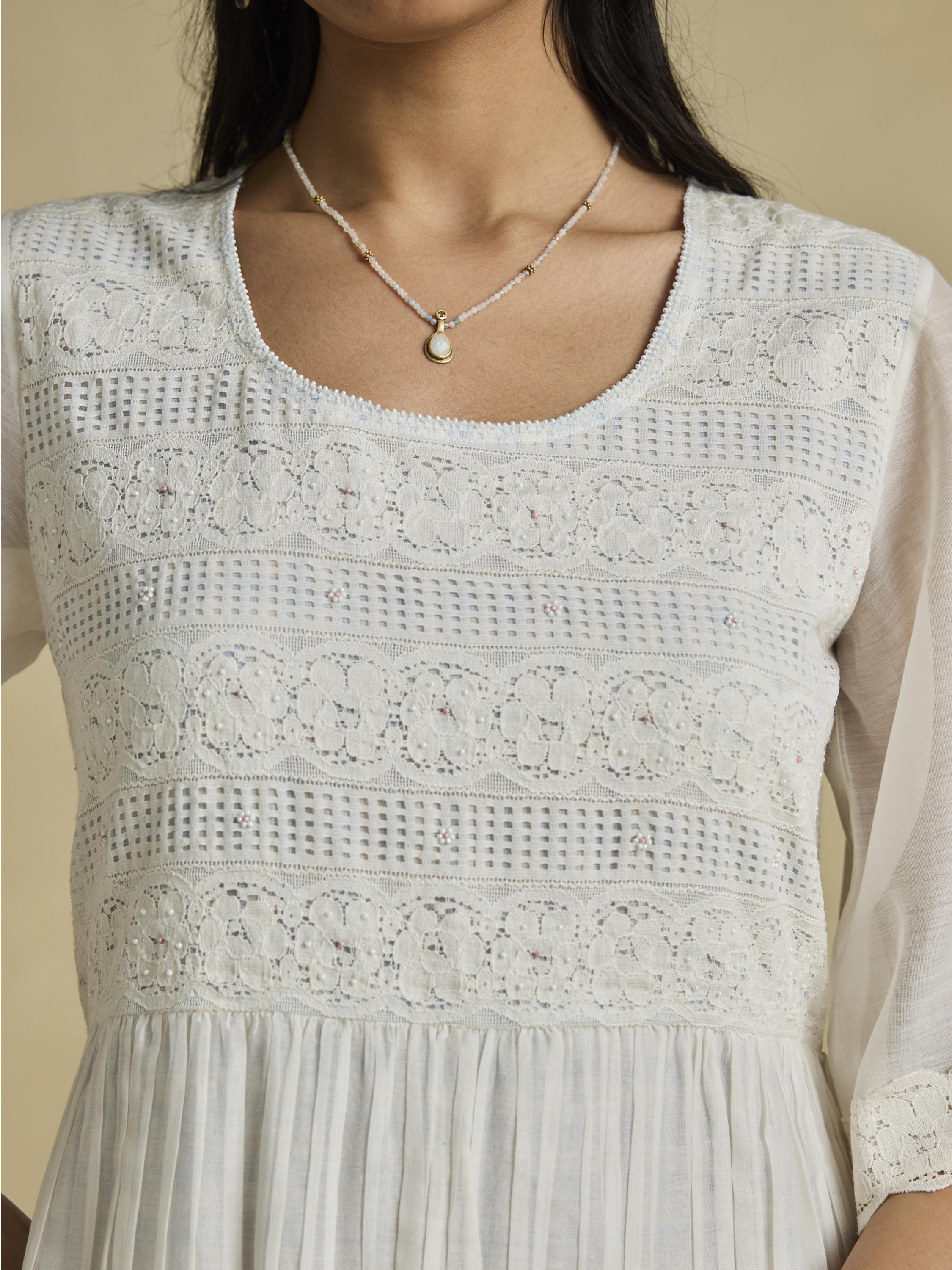At Ease Cotton Midi Dress
