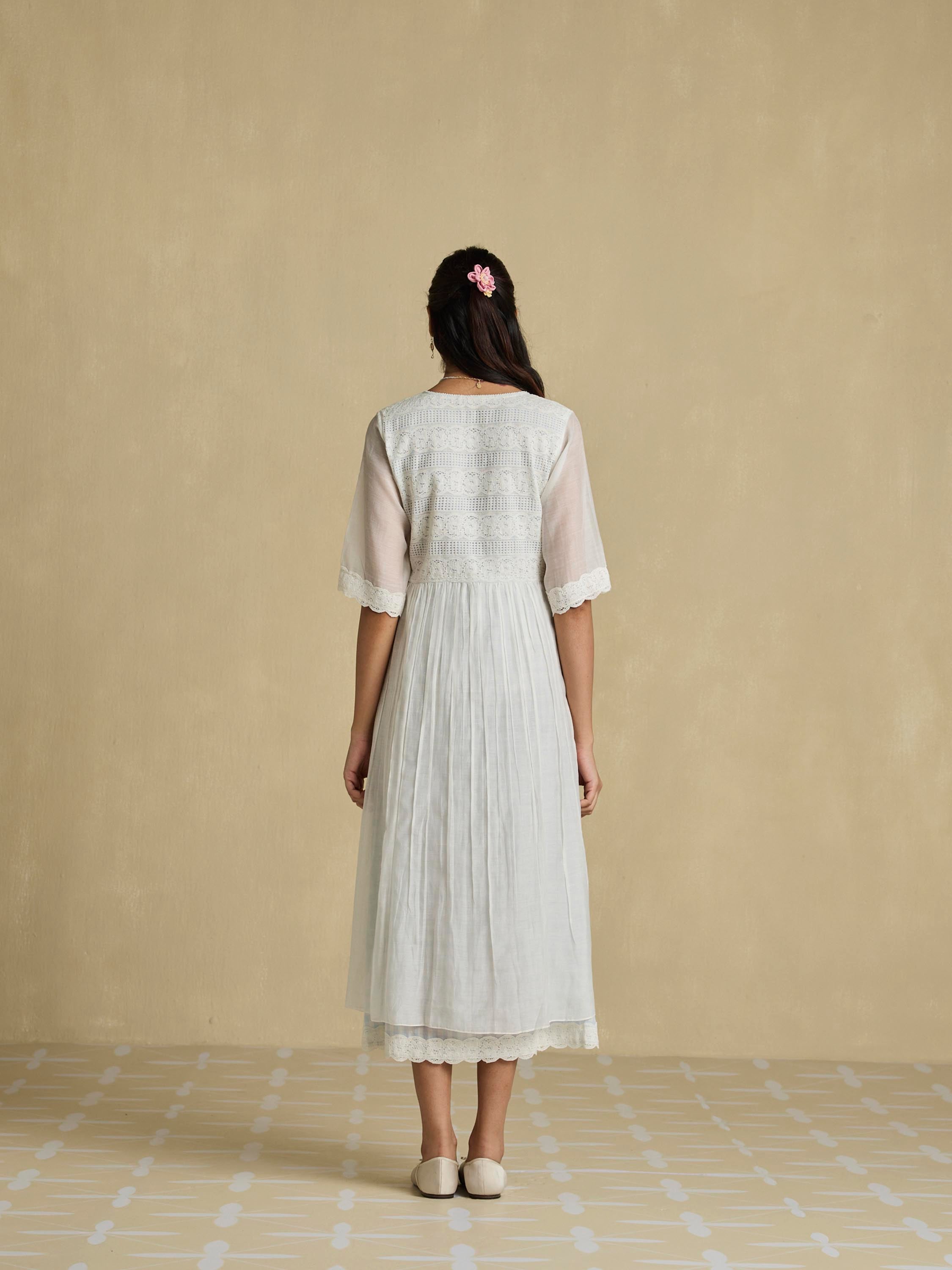 At Ease Cotton Midi Dress