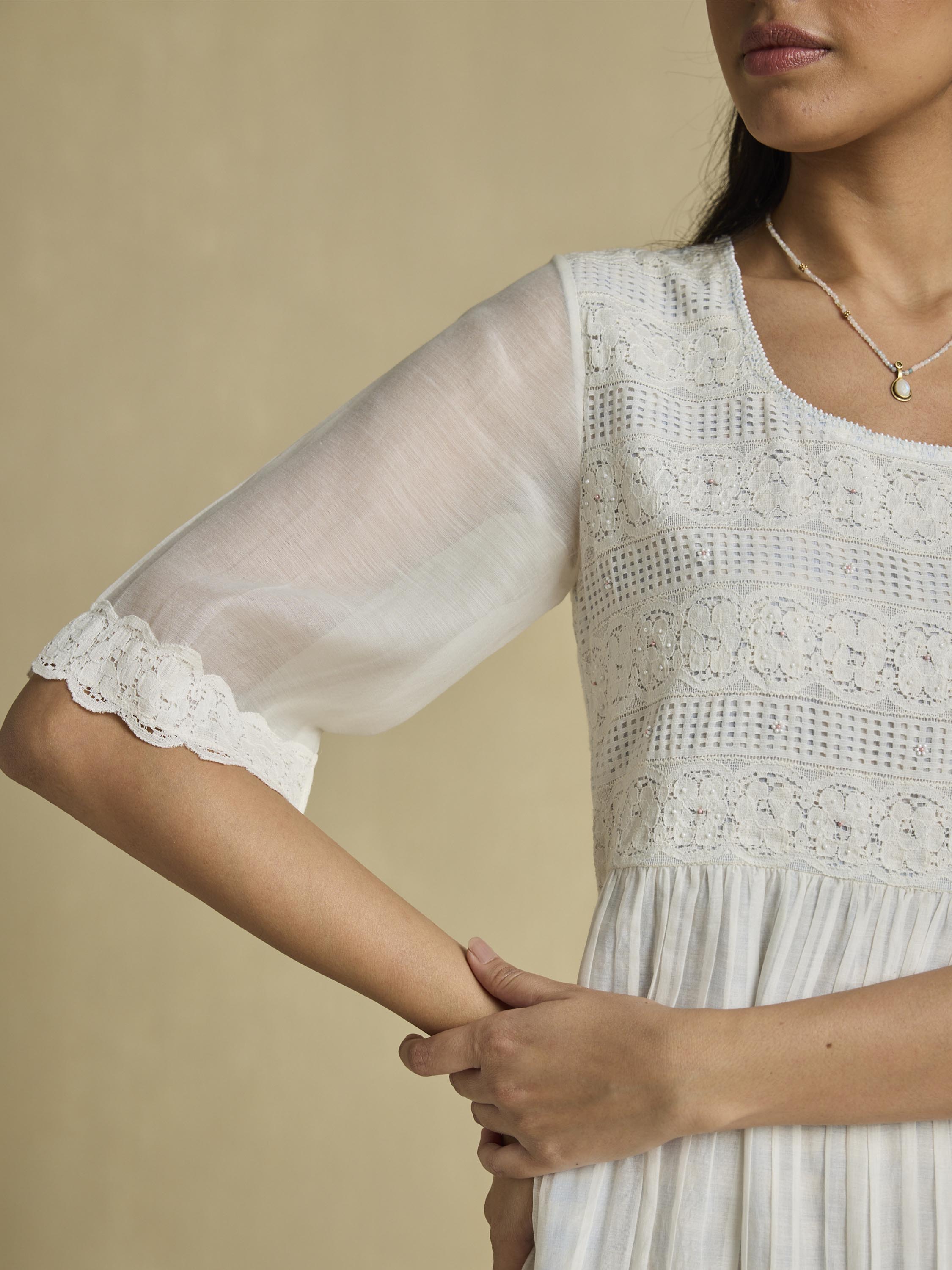 At Ease Cotton Midi Dress