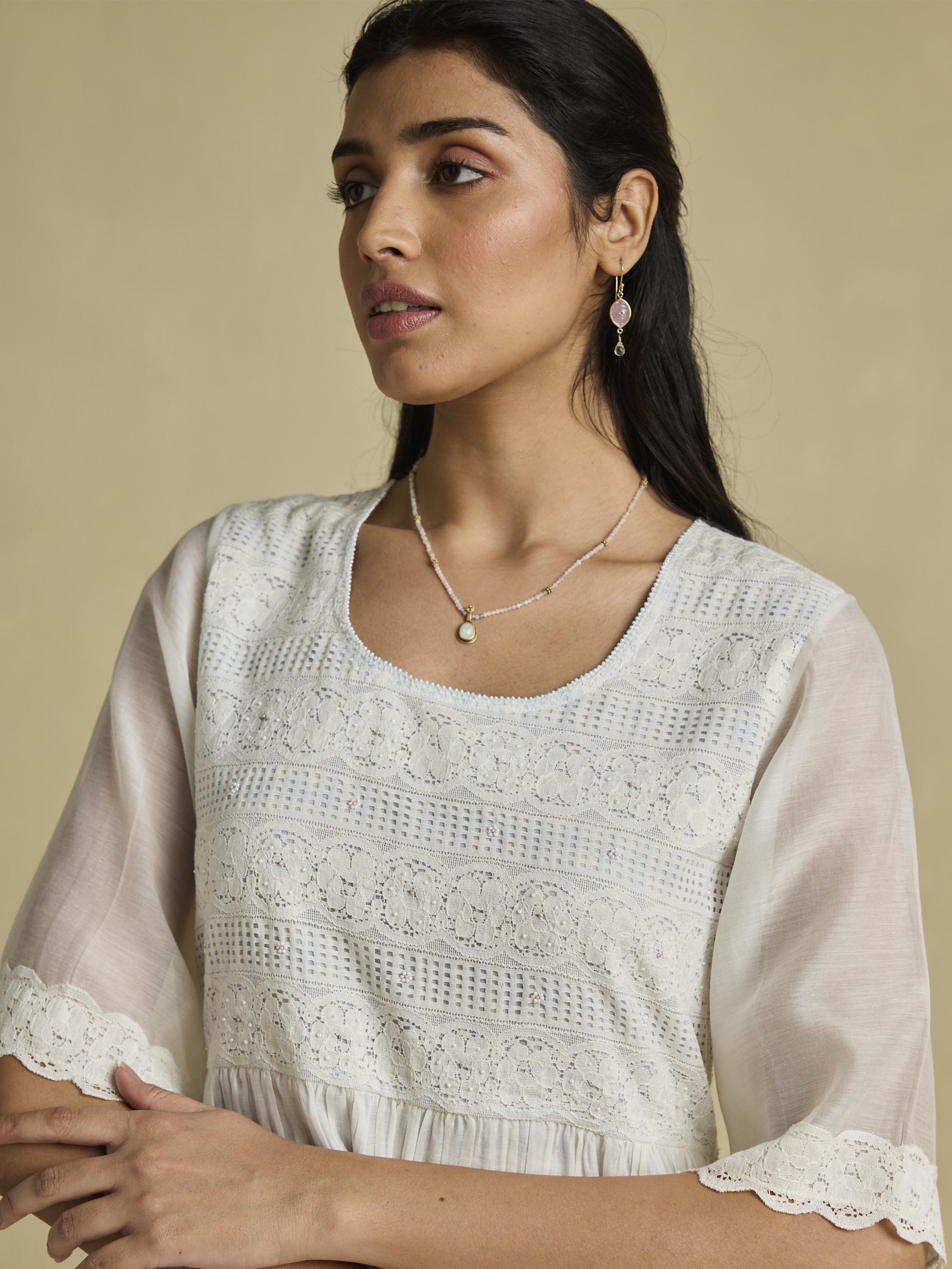 At Ease Cotton Midi Dress