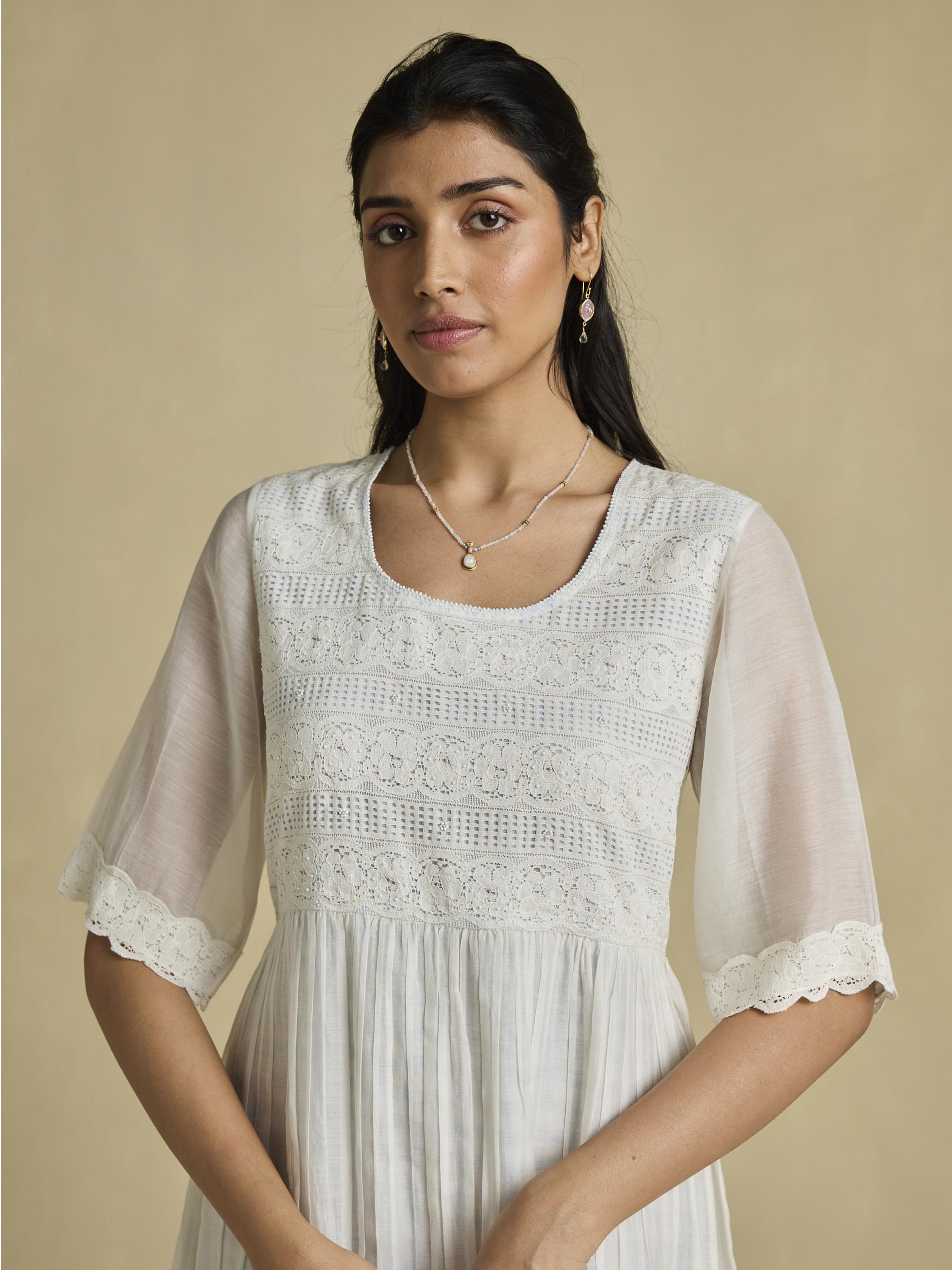 At Ease Cotton Midi Dress