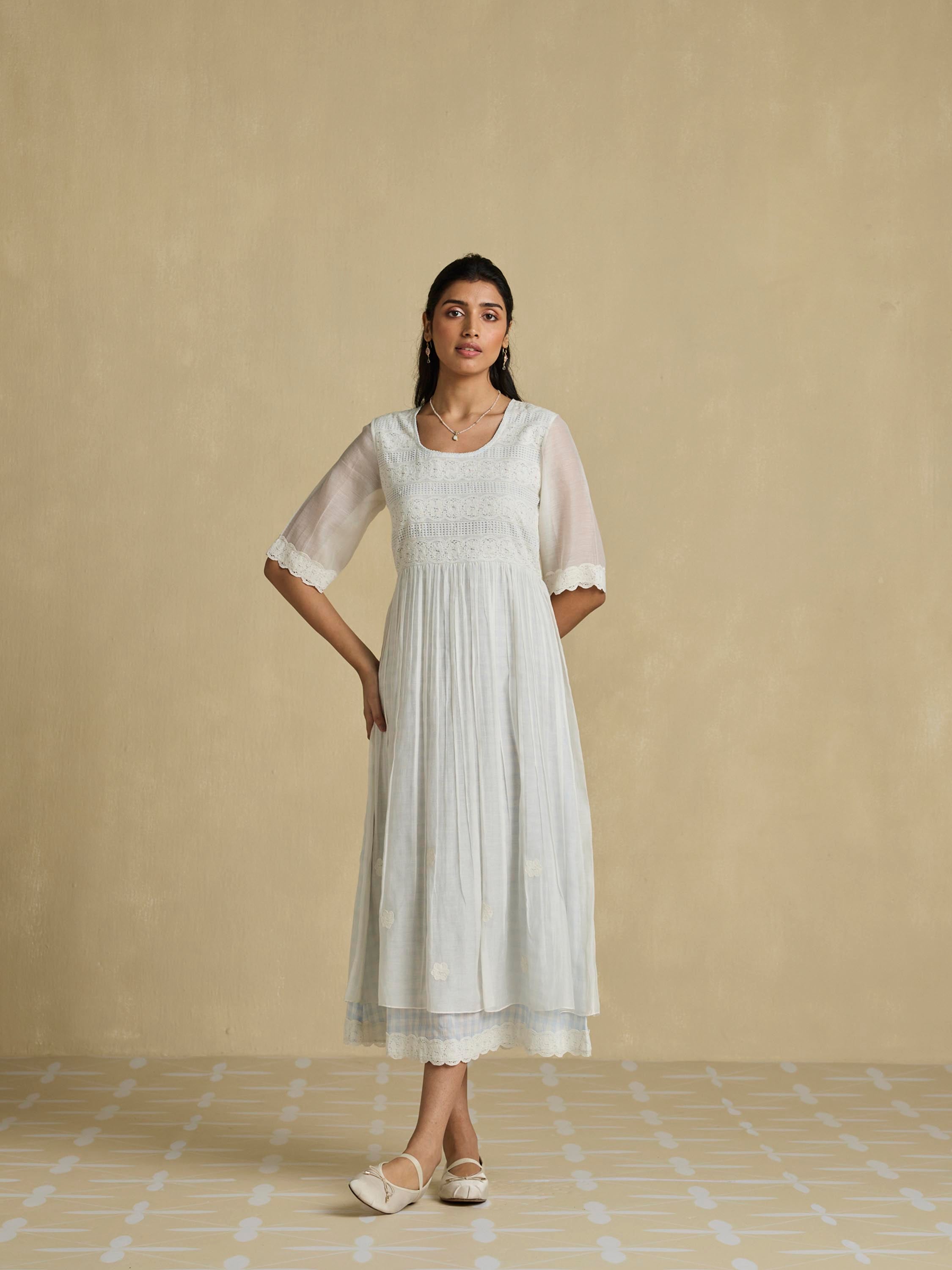 At Ease Cotton Midi Dress