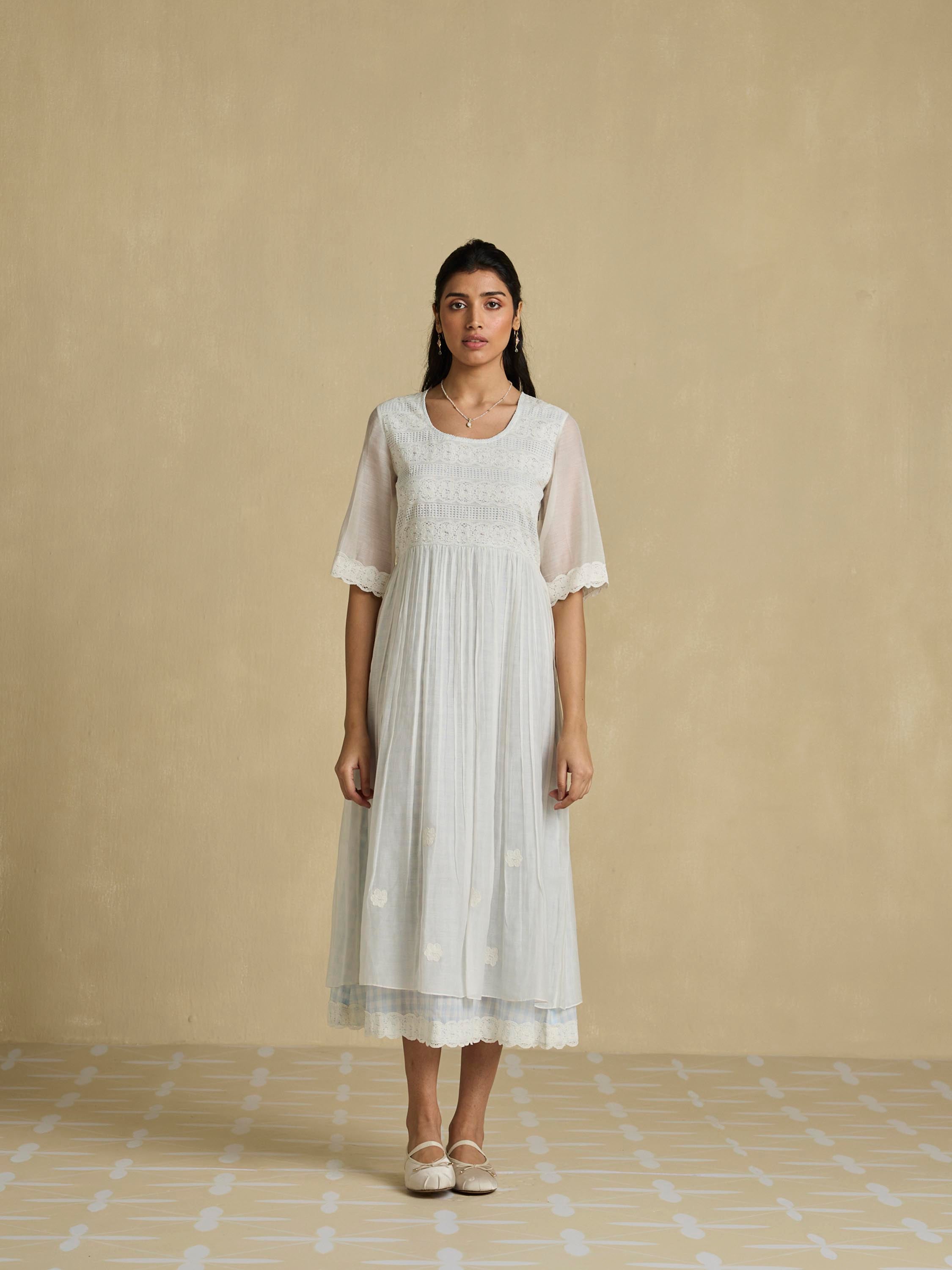 At Ease Cotton Midi Dress