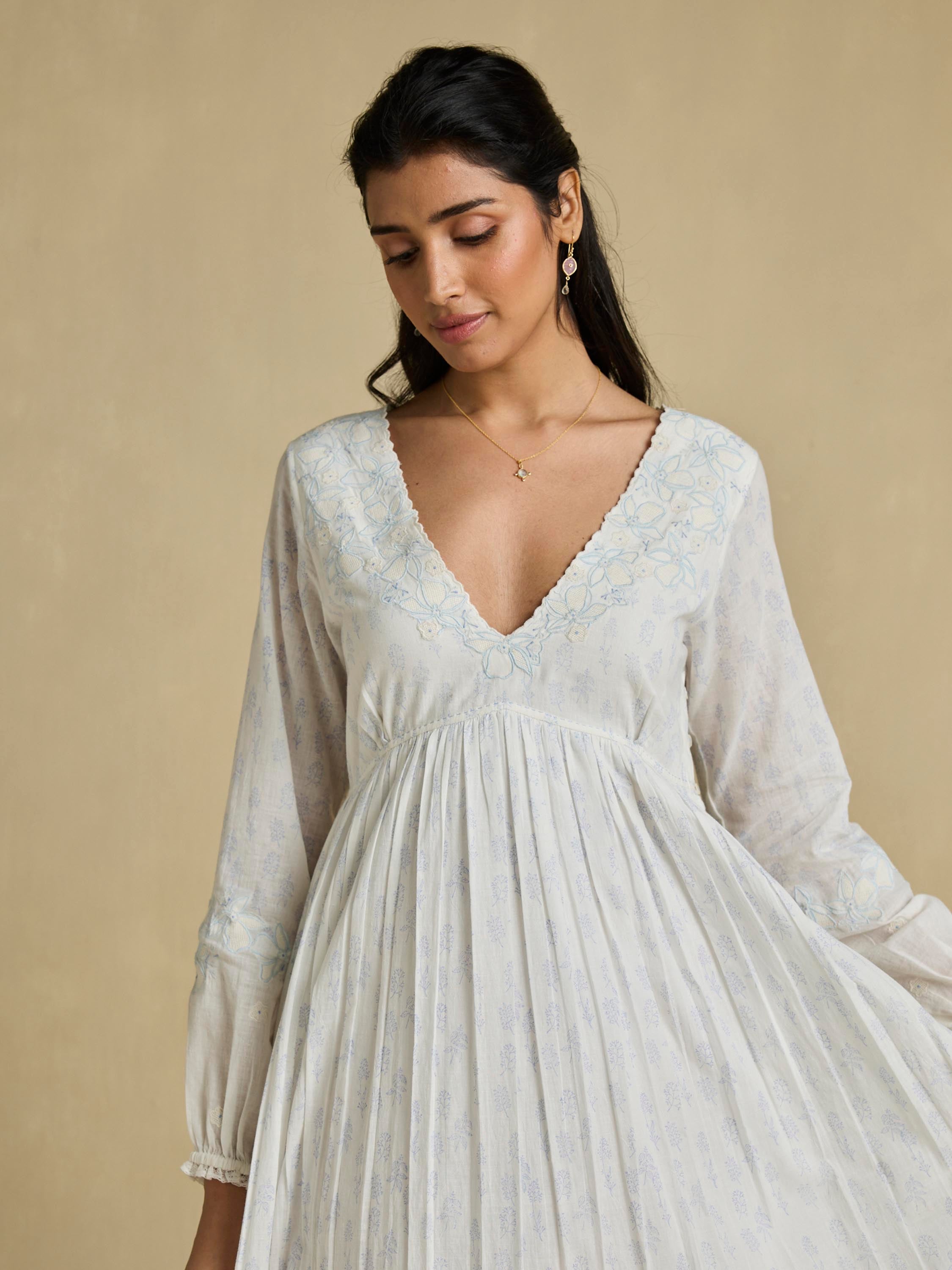 Zen Cotton Maxi Dress