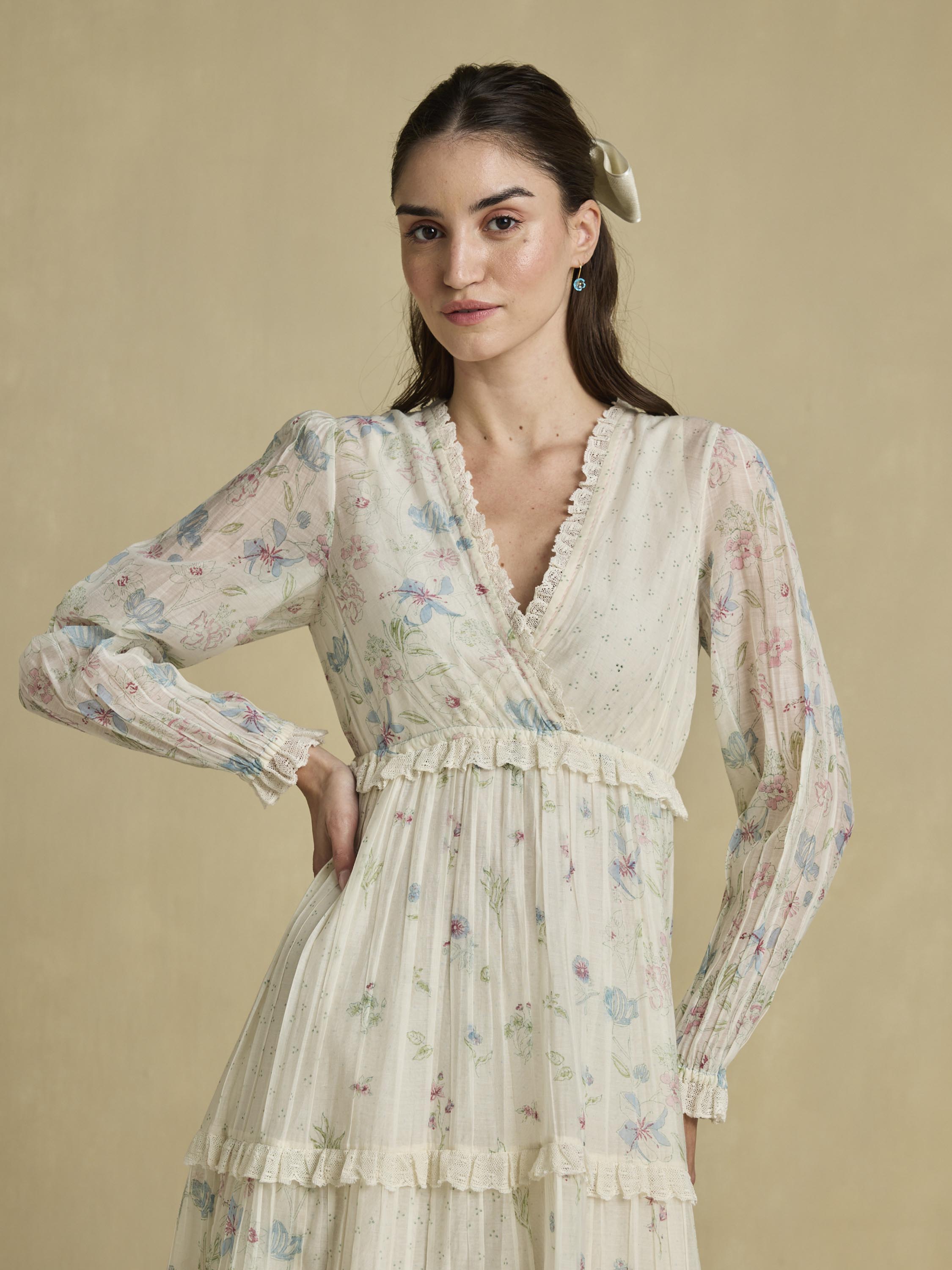 Path of Water Wrap Dress