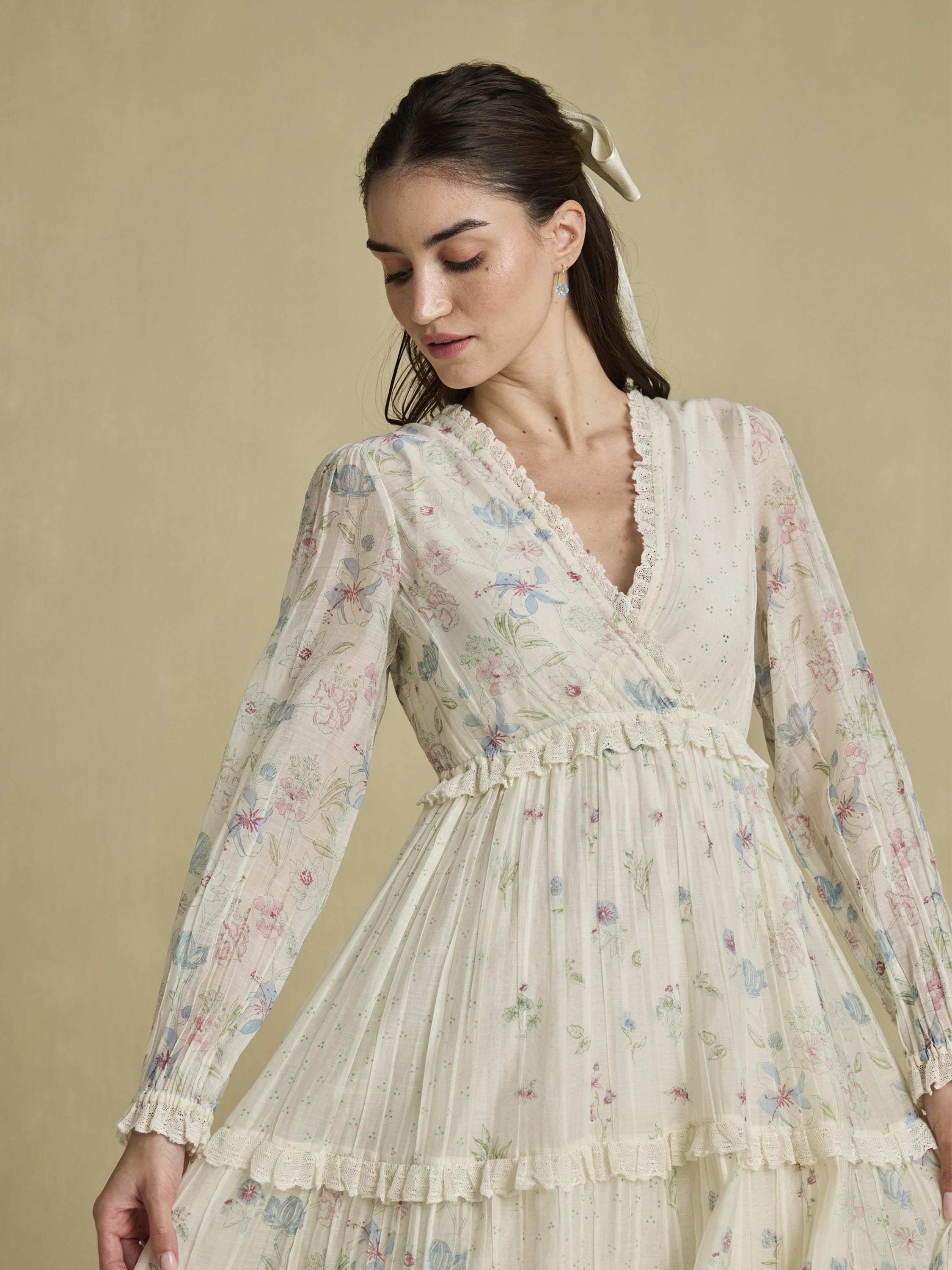 Path of Water Wrap Dress