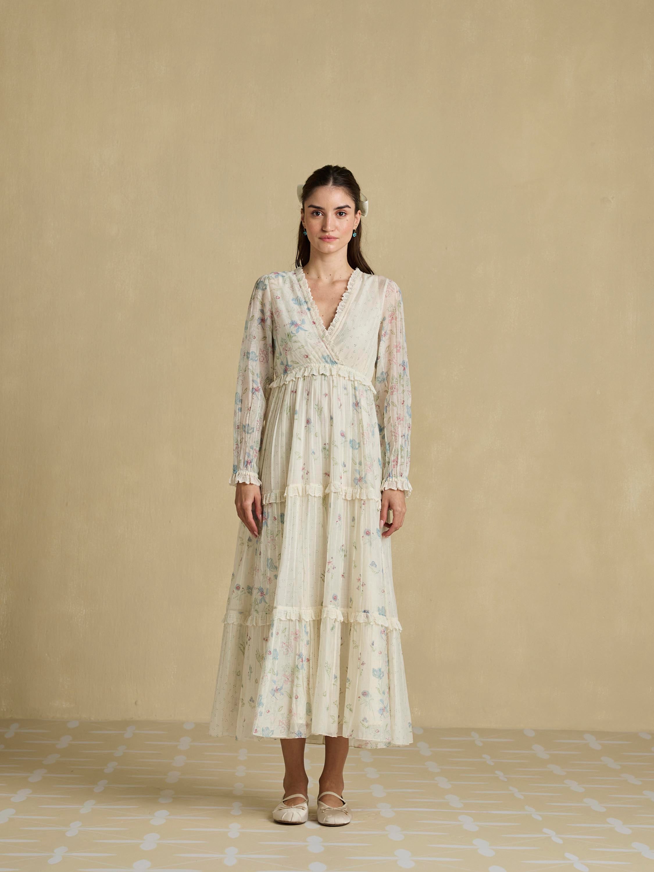 Path of Water Wrap Dress