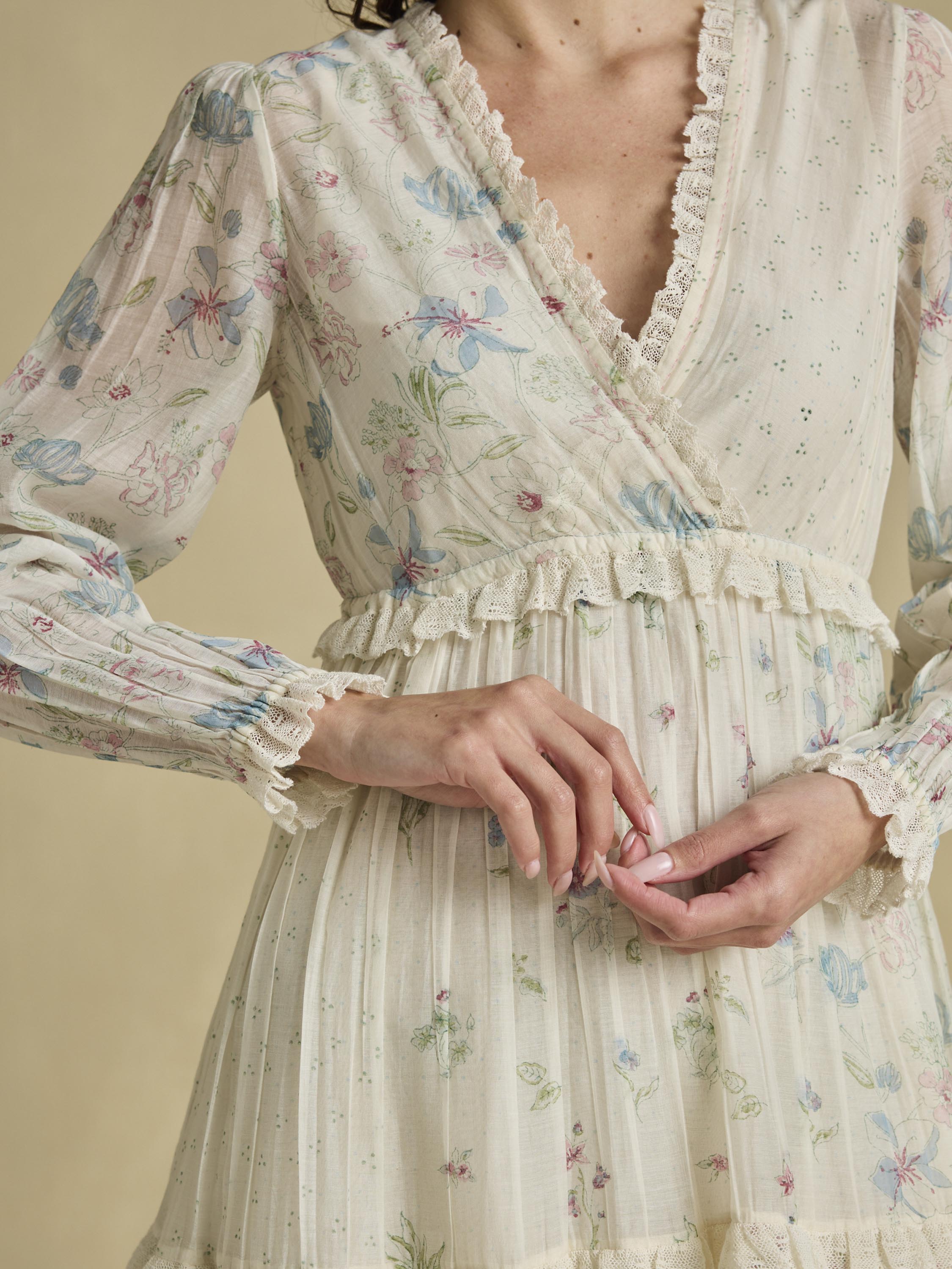 Path of Water Wrap Dress
