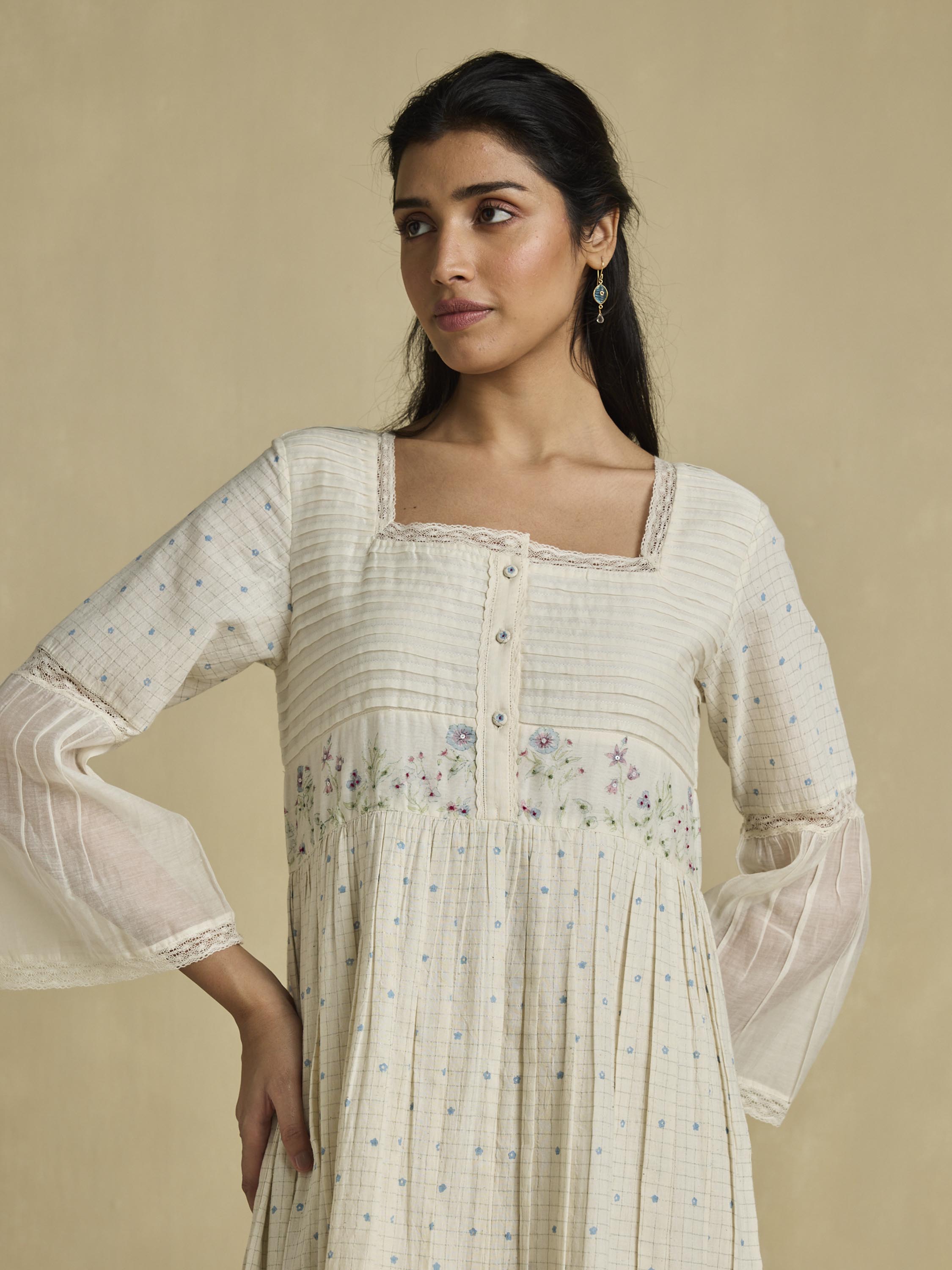 Hopeful Pleat Dress
