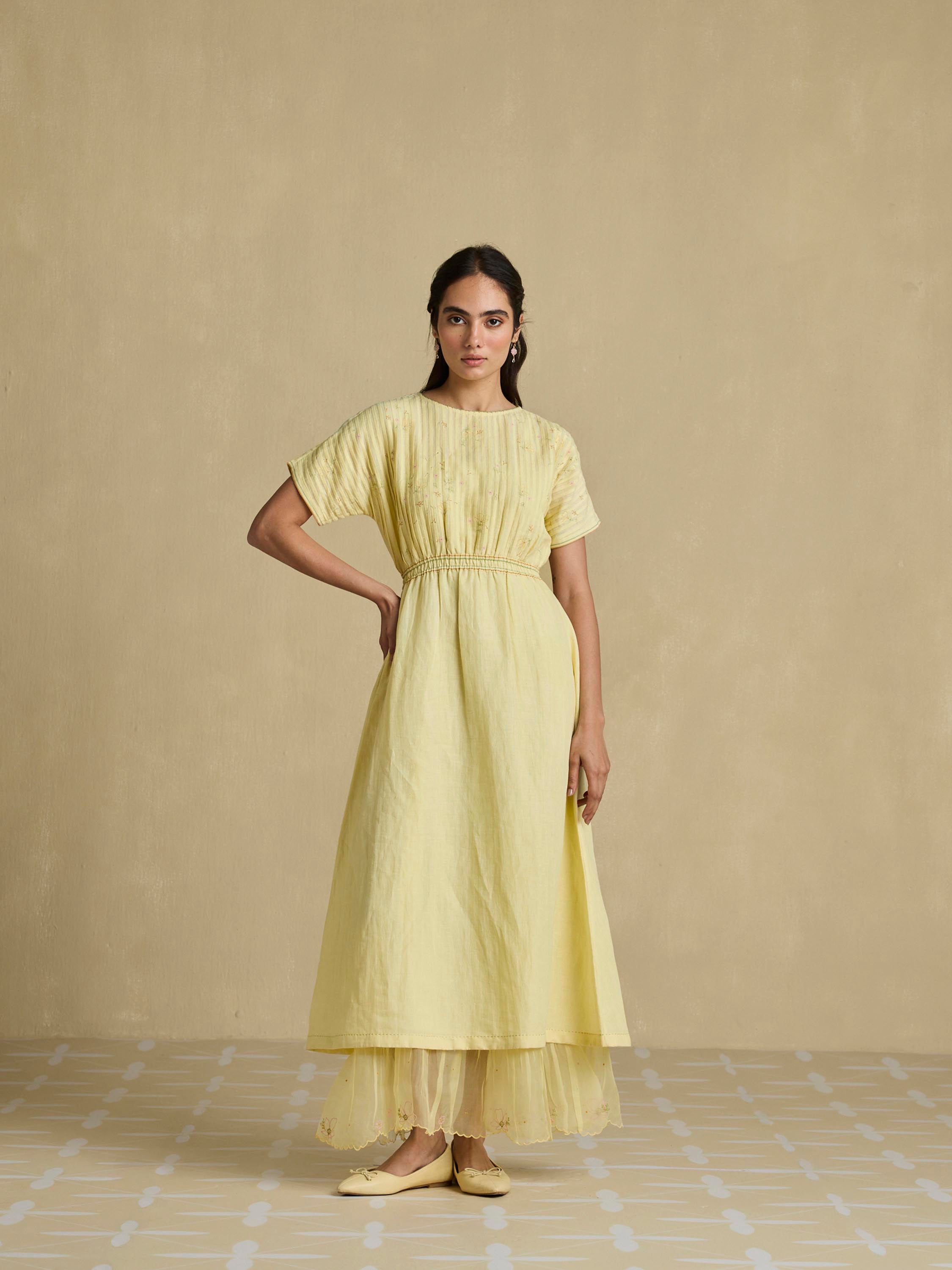 Healing Sun Linen Dress