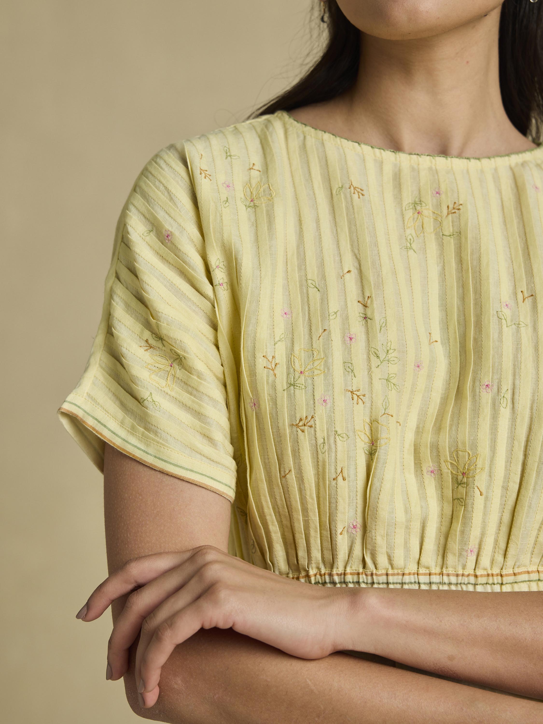 Healing Sun Linen Dress