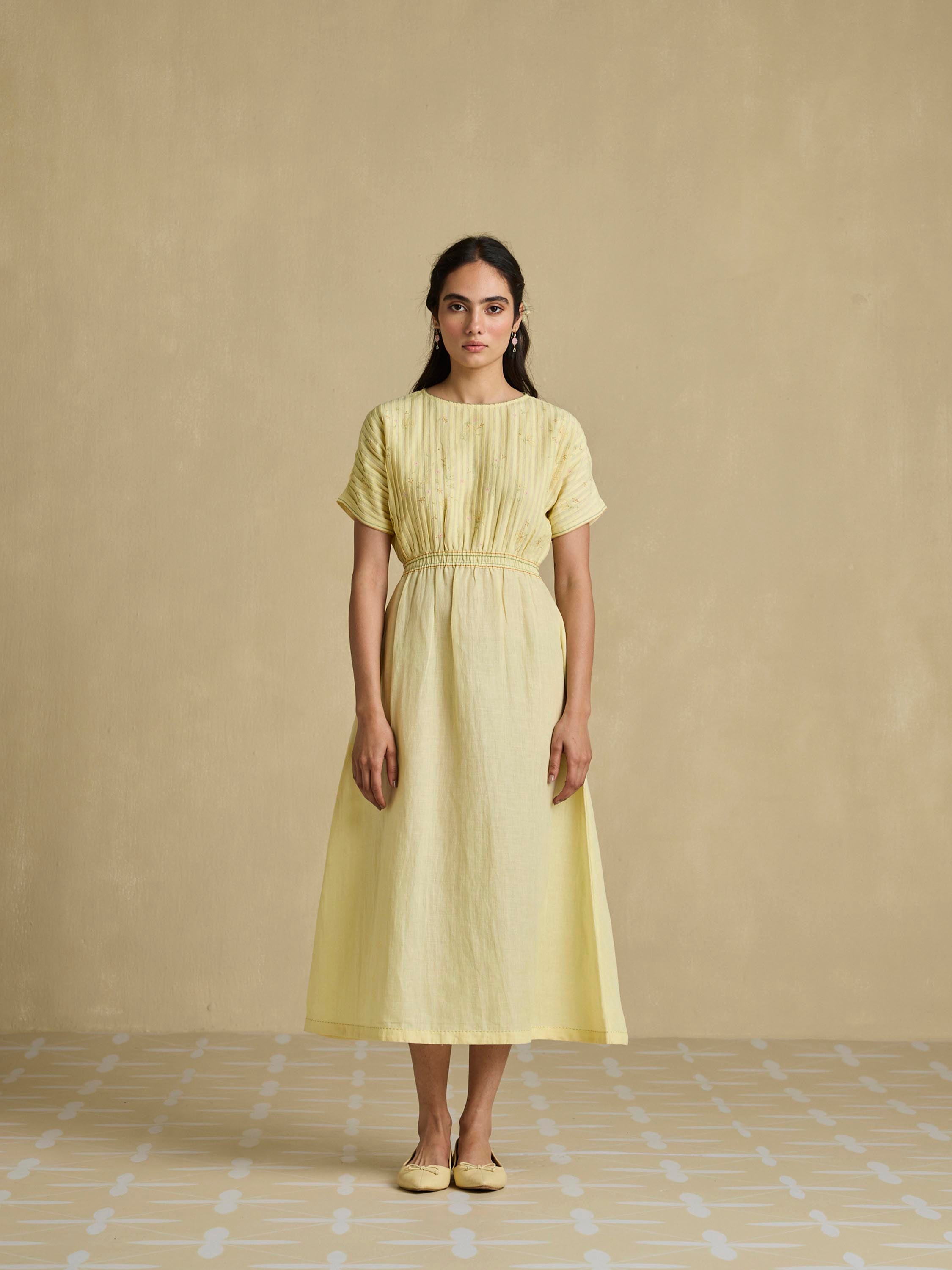 Healing Sun Linen Dress