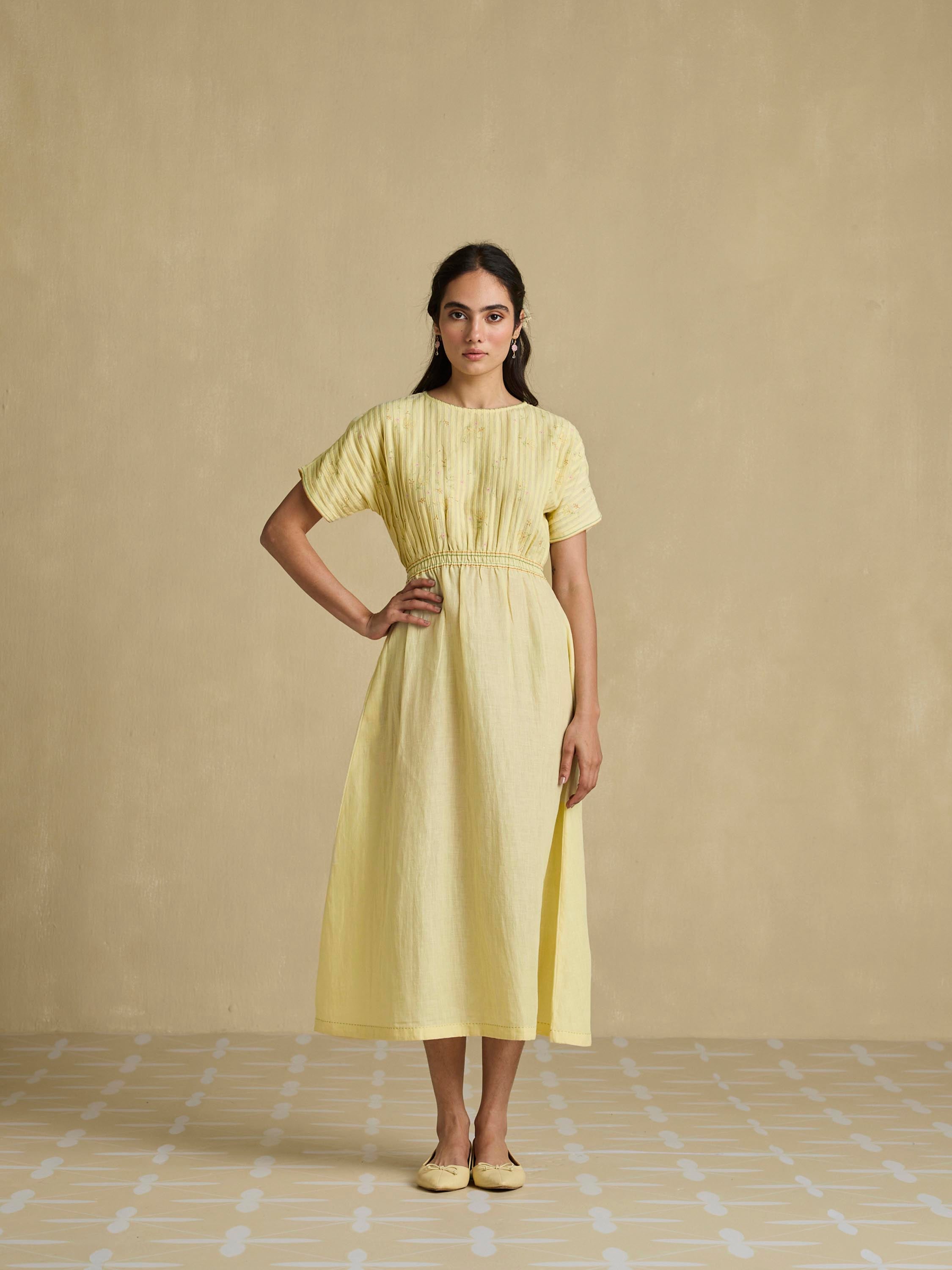 Healing Sun Linen Dress