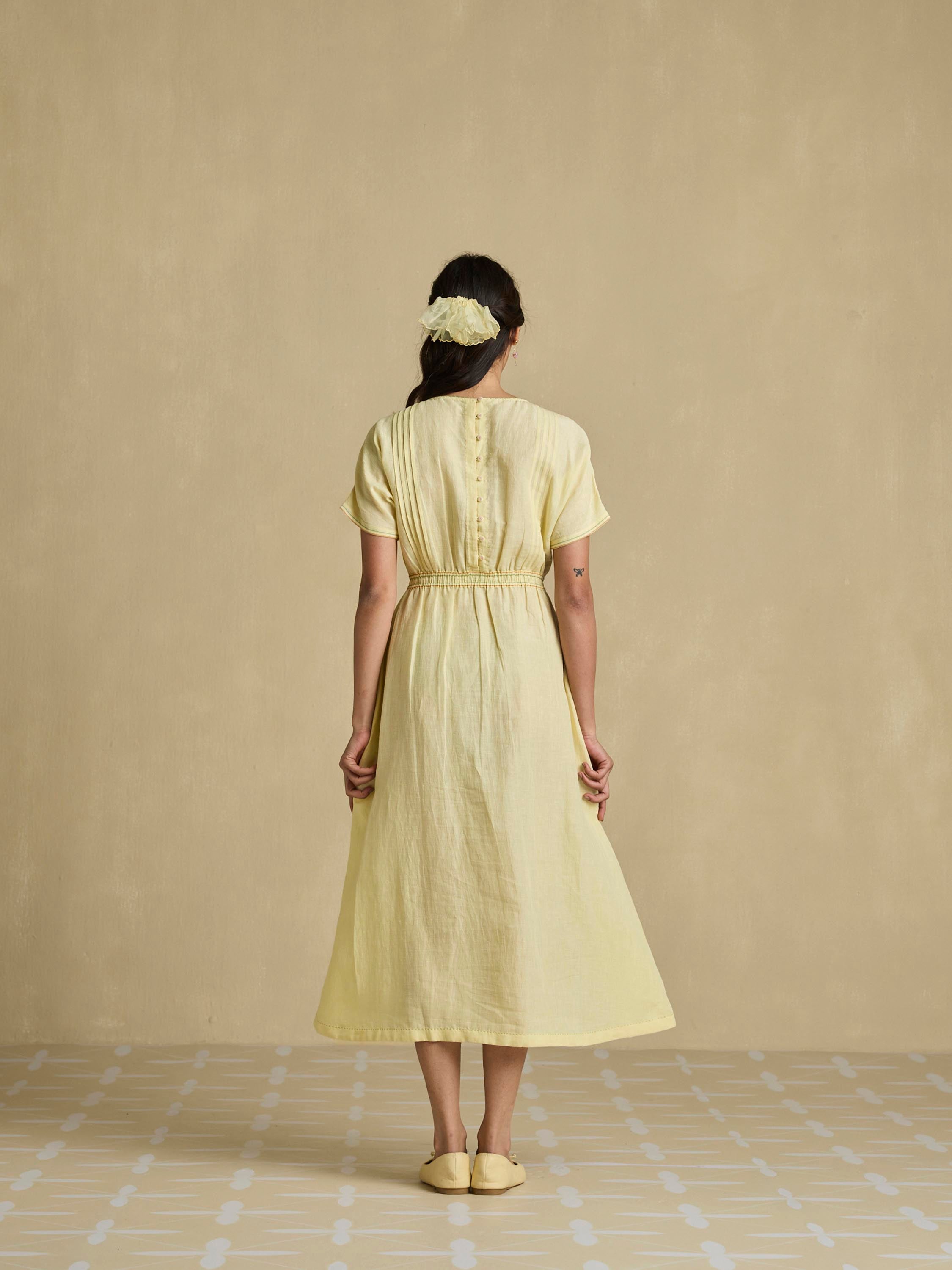 Healing Sun Linen Dress