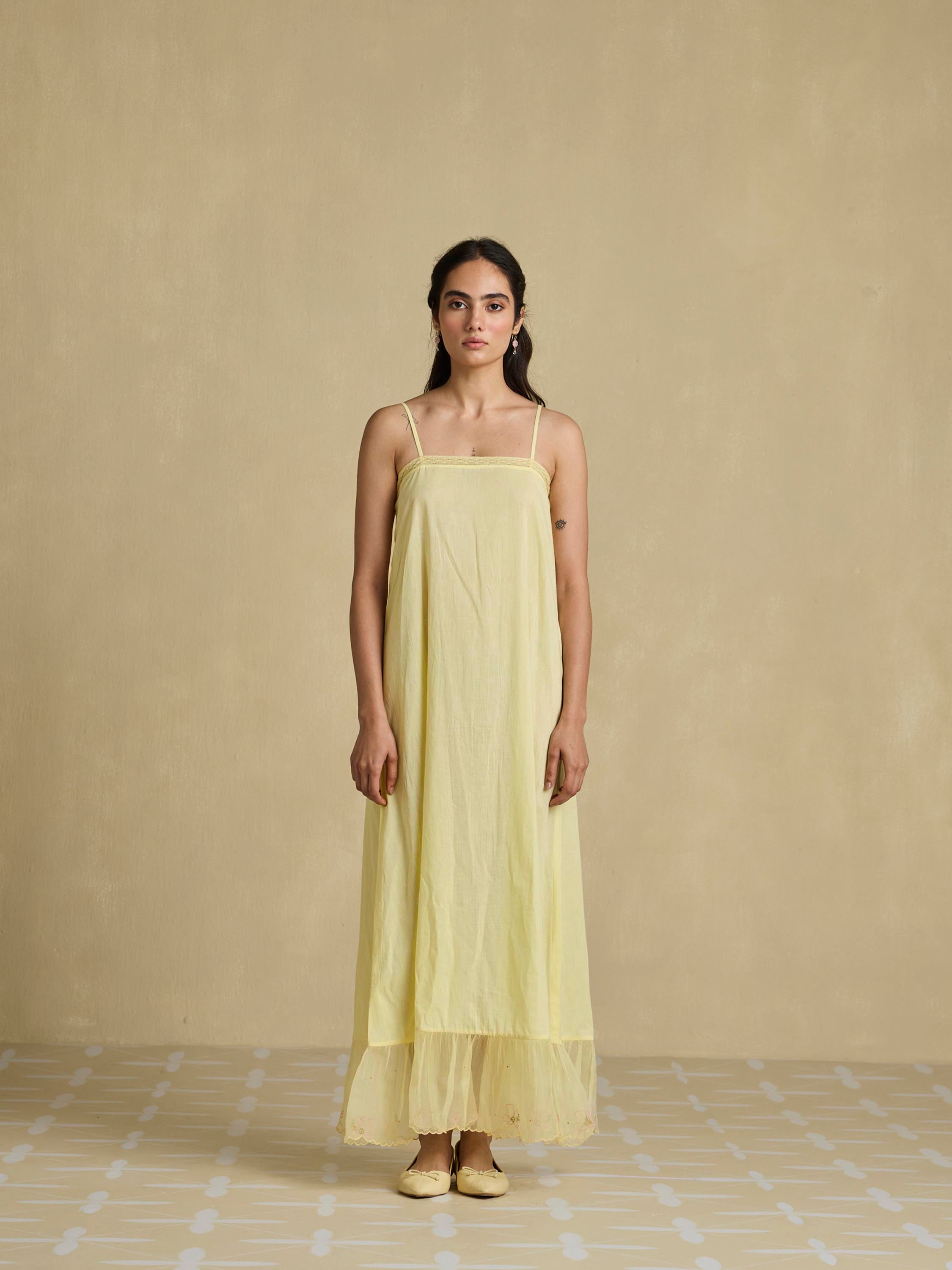 Golden Path Slip Dress
