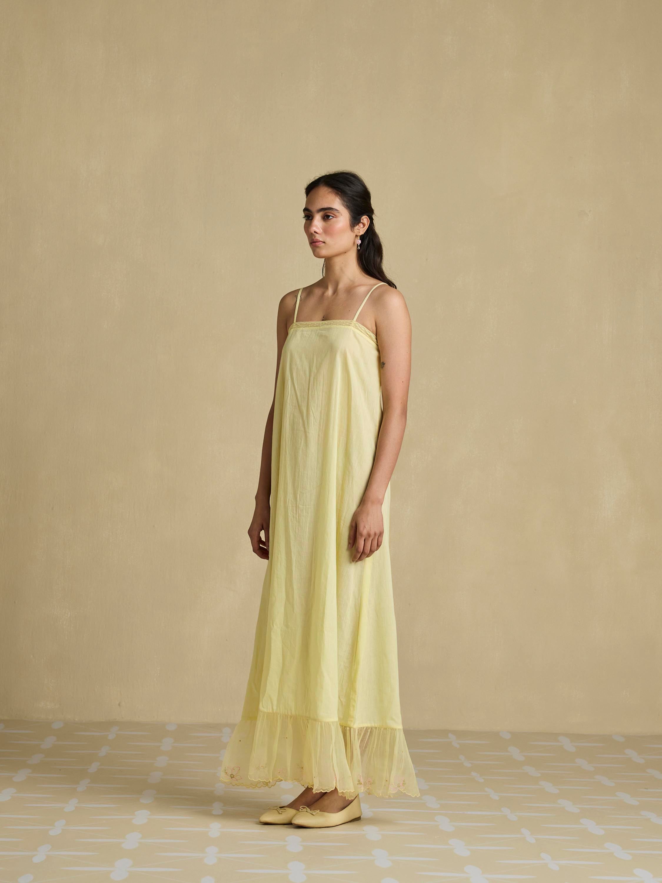 Golden Path Slip Dress