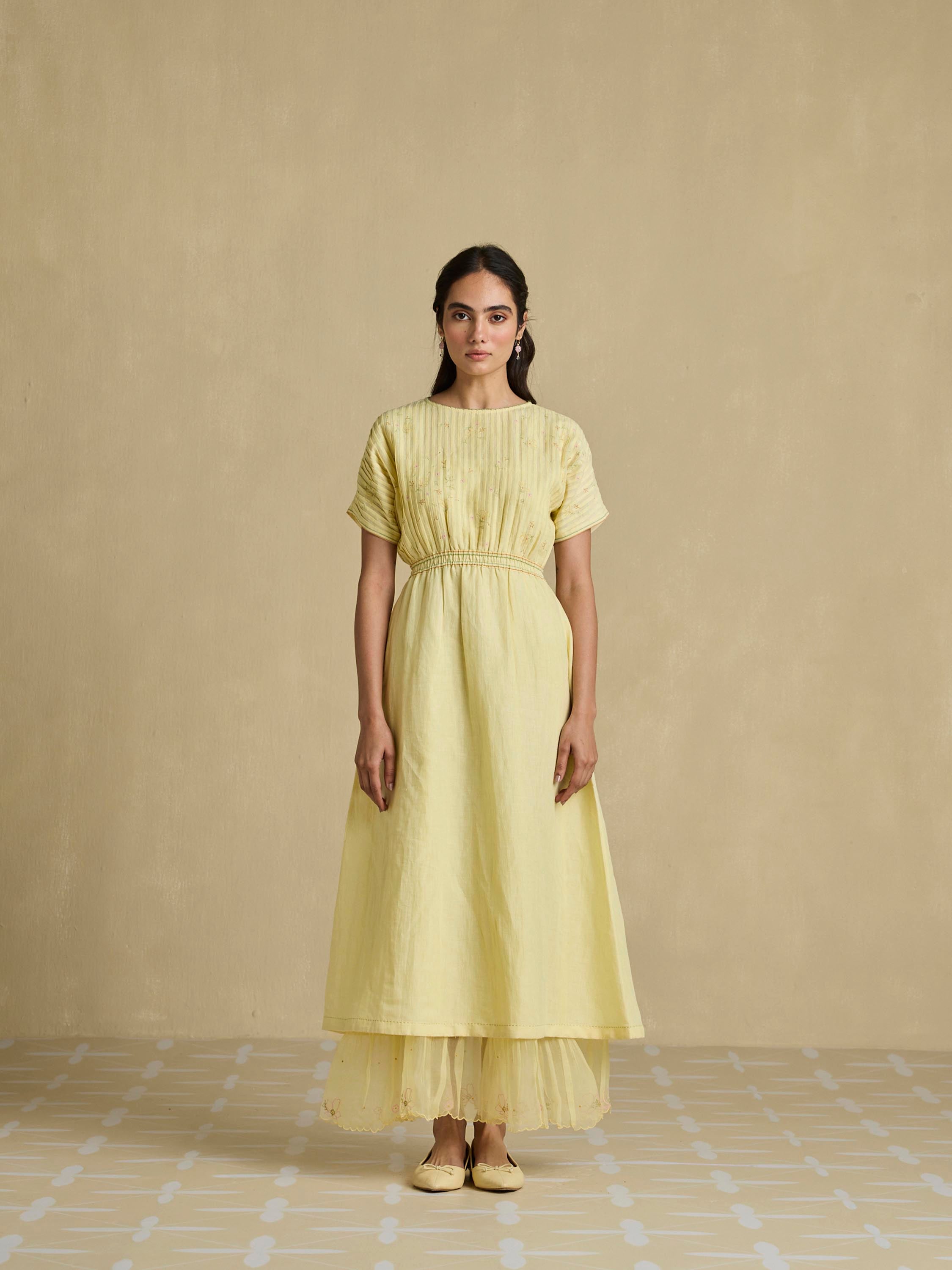 Golden Path Slip Dress