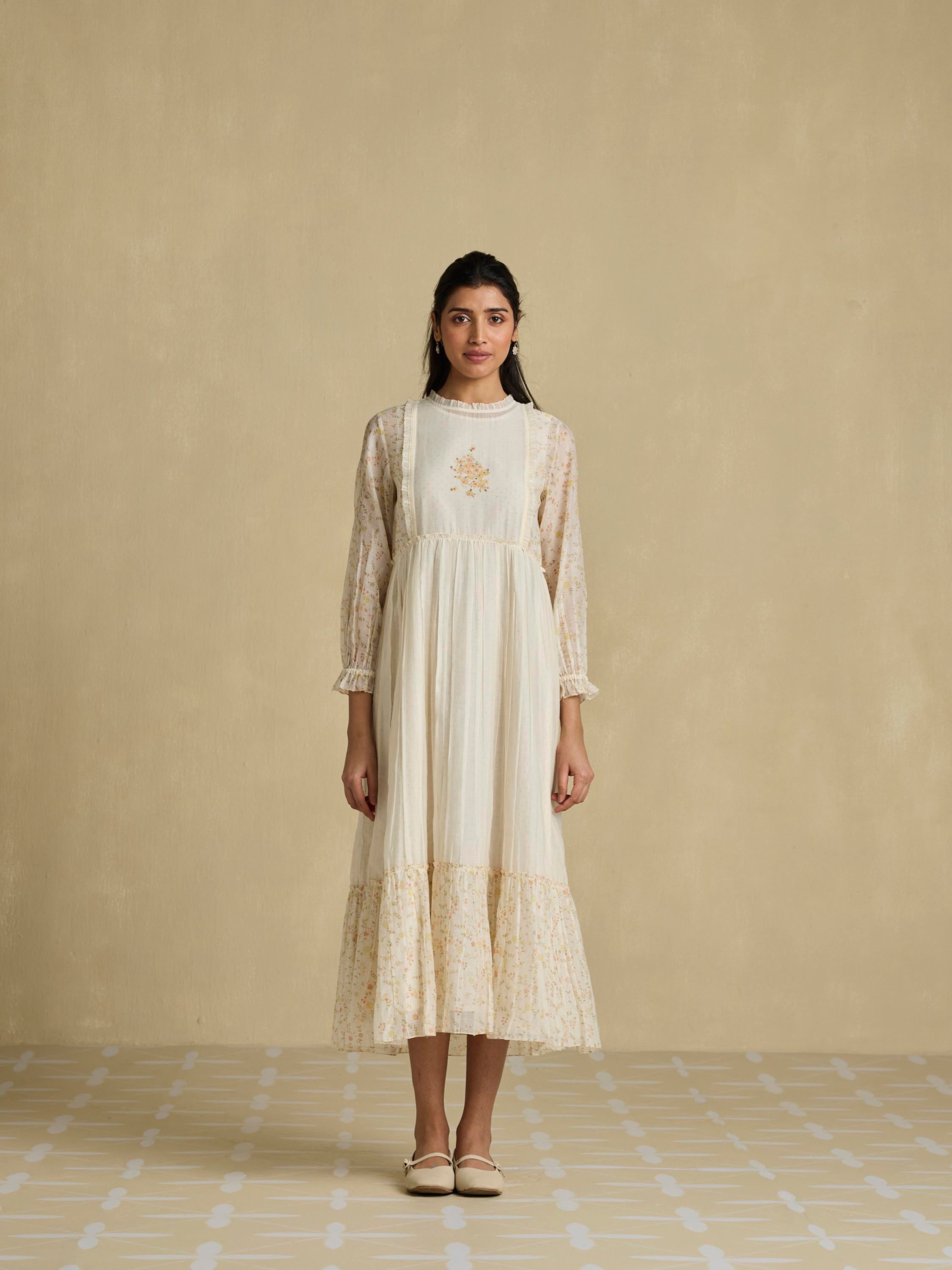 Honey Flowers Midi Dress