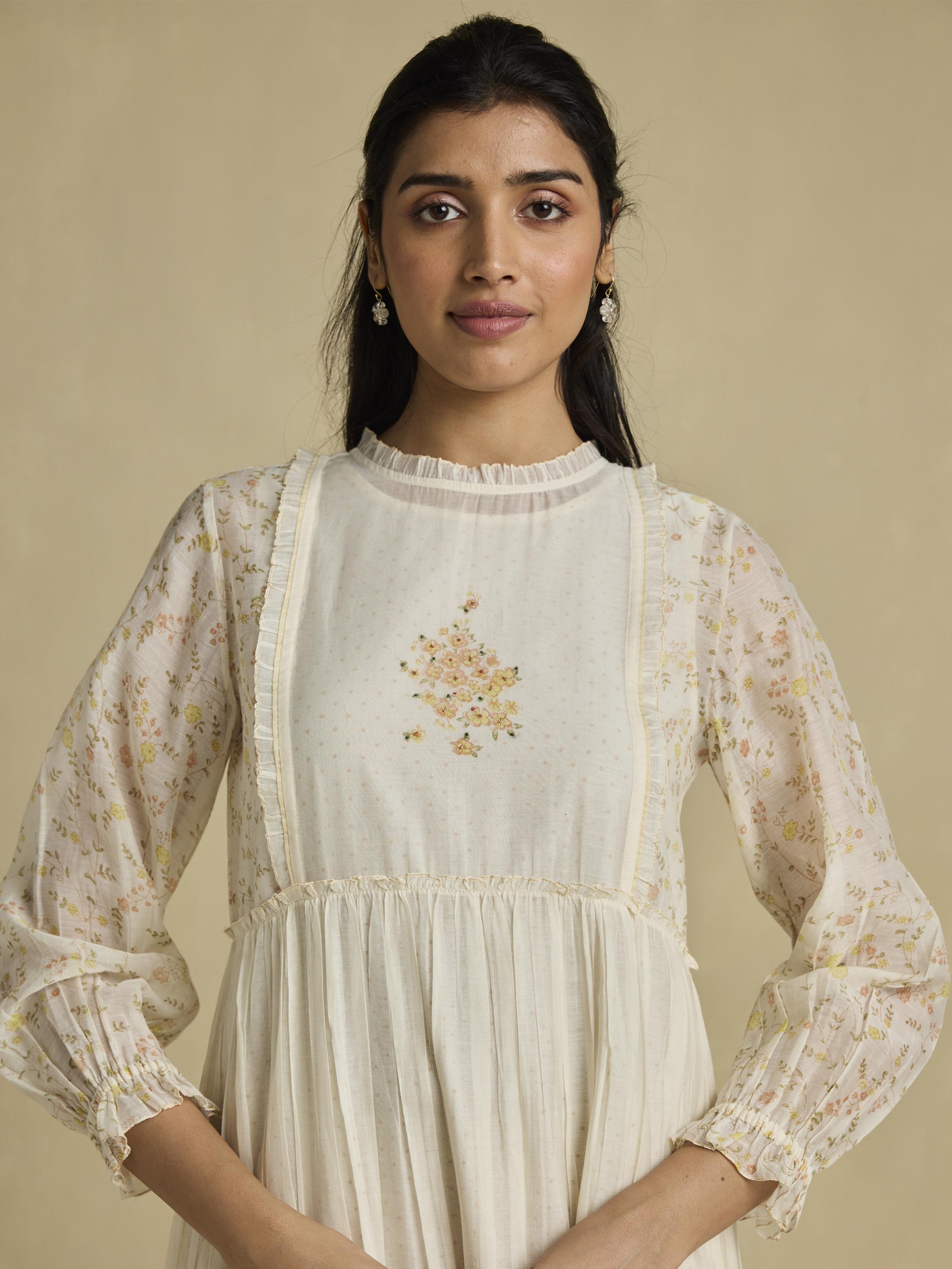 Honey Flowers Midi Dress